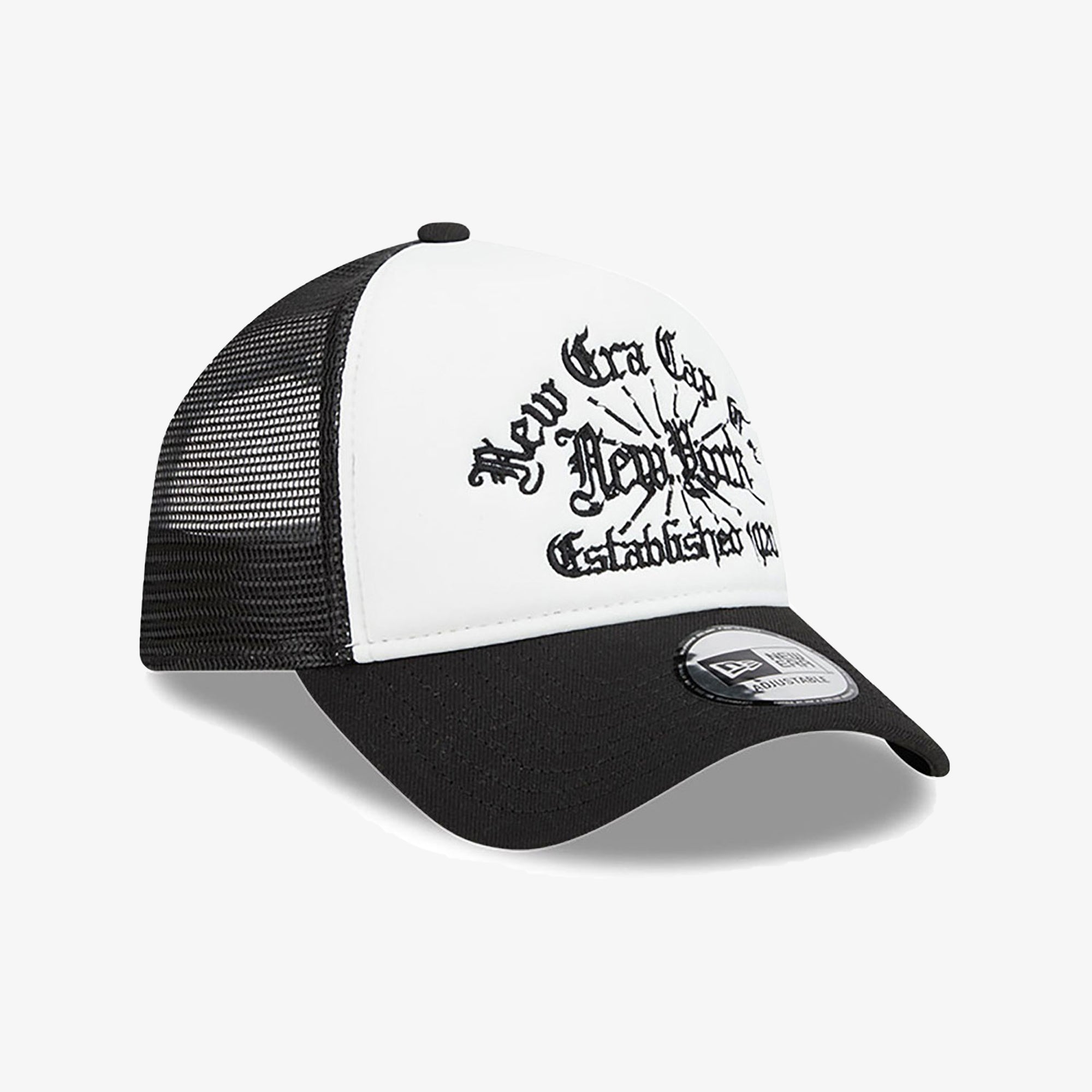 A-FRAME TRUCKER CAP 'WHITE'