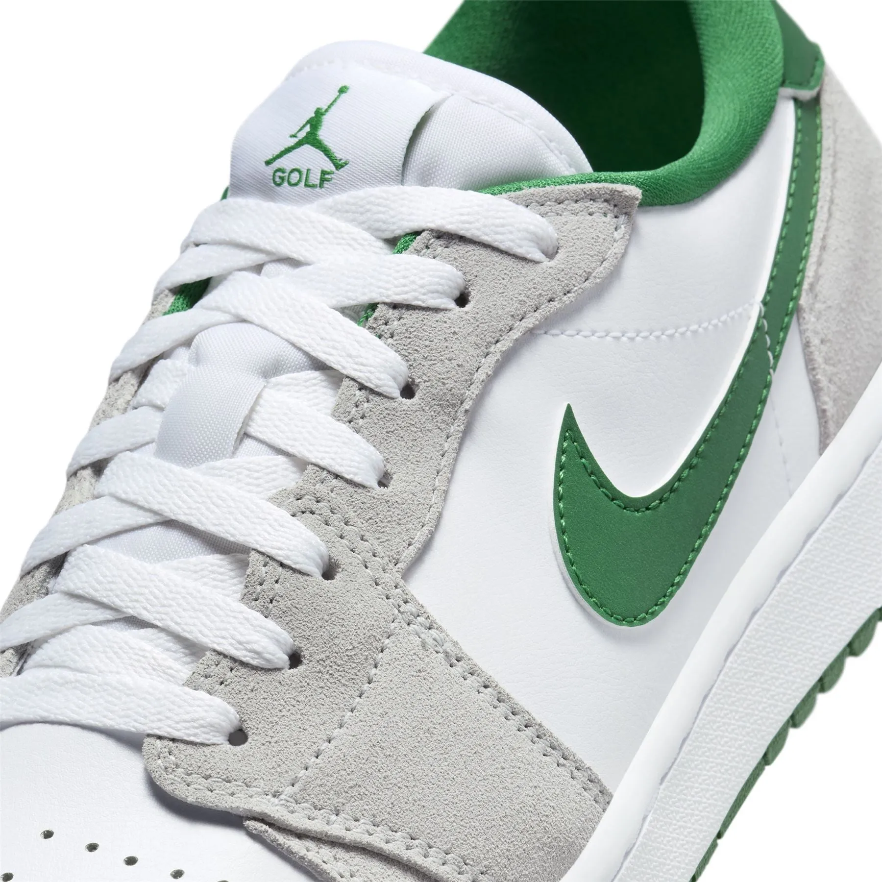 Air Jordan 1 Low Golf Shoes White/Green - SS24