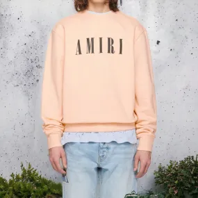 AMIRI  |Crew Neck Unisex Blended Fabrics Street Style Plain Cotton