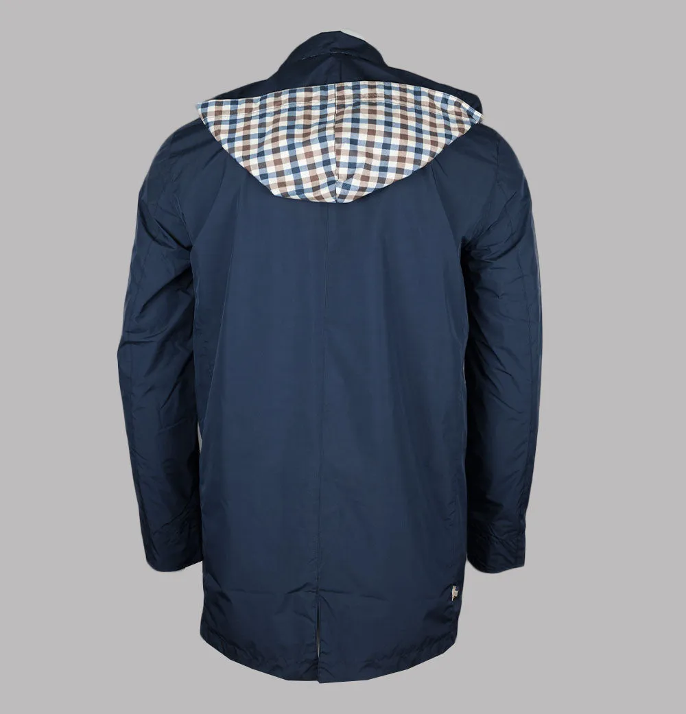 Aquascutum Packable Trench Coat Navy