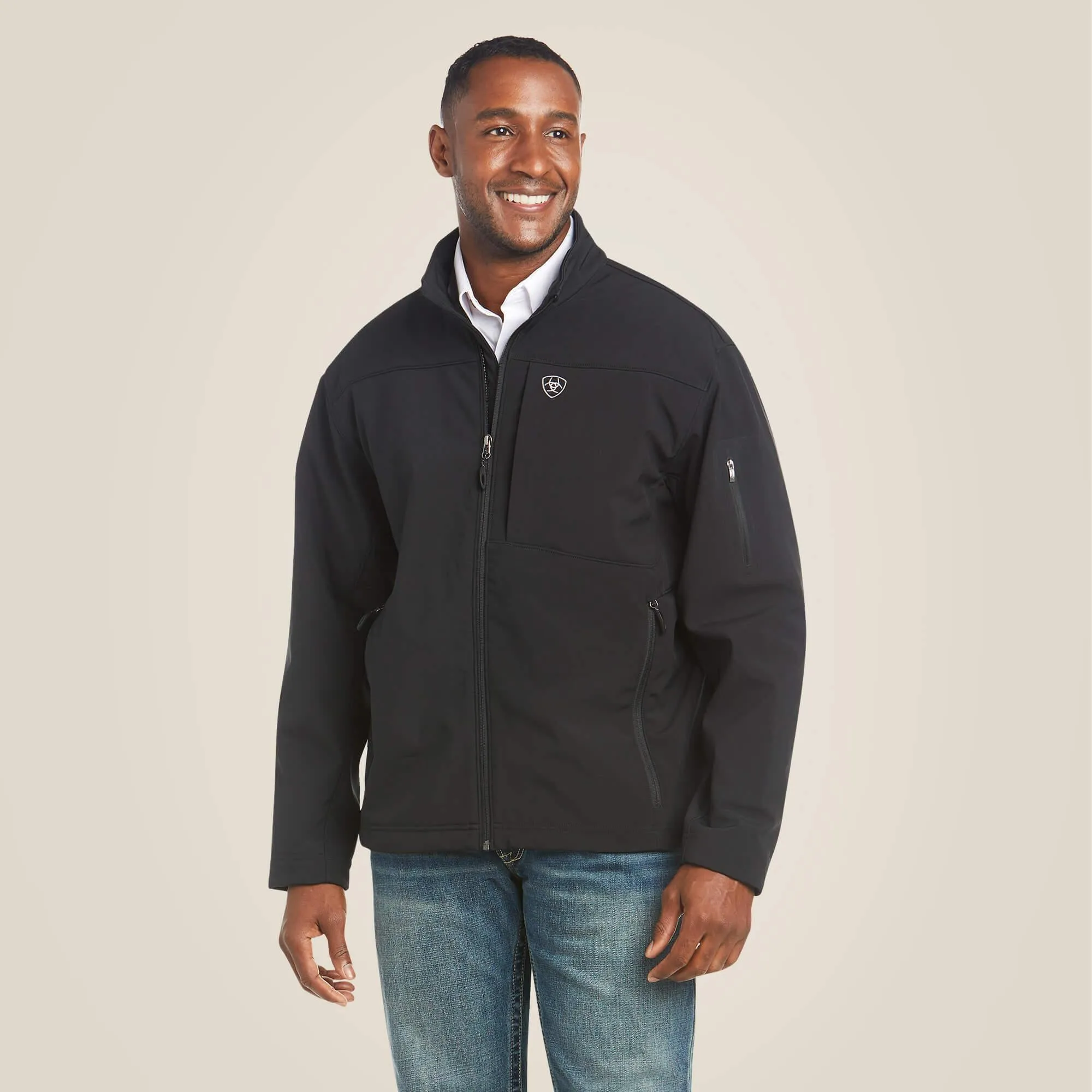 Ariat Mens Vernon Softshell Jacket Black