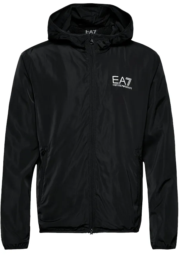 Armani EA7 Zip Up Jacket Black