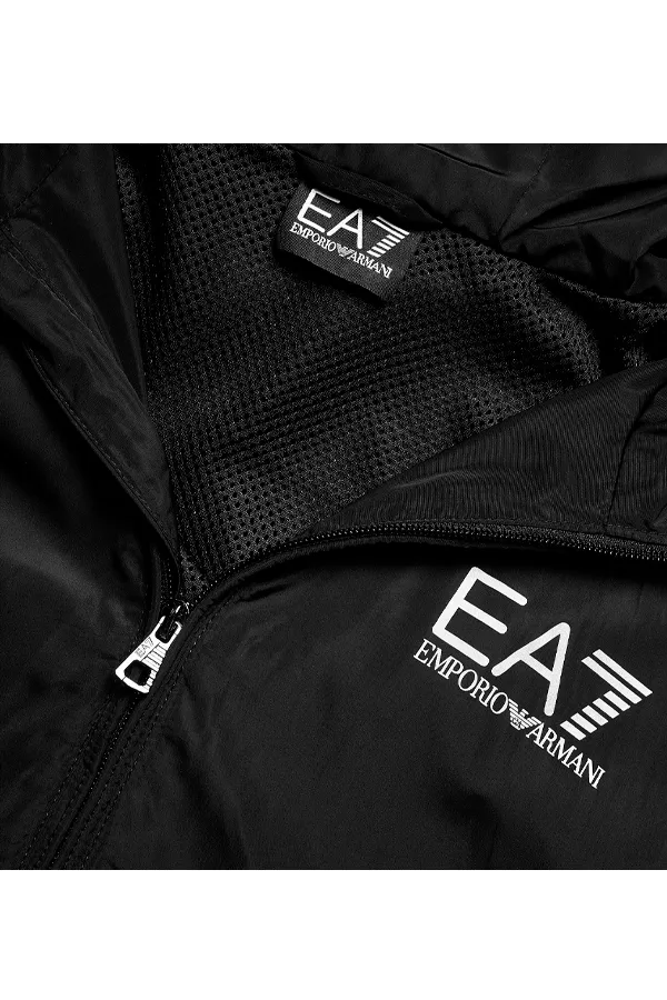 Armani EA7 Zip Up Jacket Black