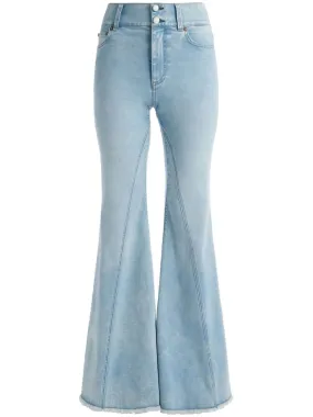 Beautiful Seamed Wide Leg Jean