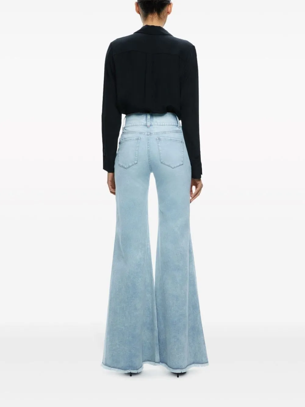 Beautiful Seamed Wide Leg Jean