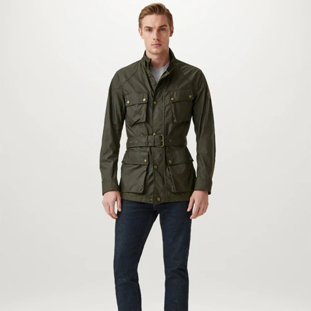 Belstaff - Trialmaster Jacket in Faded Olive