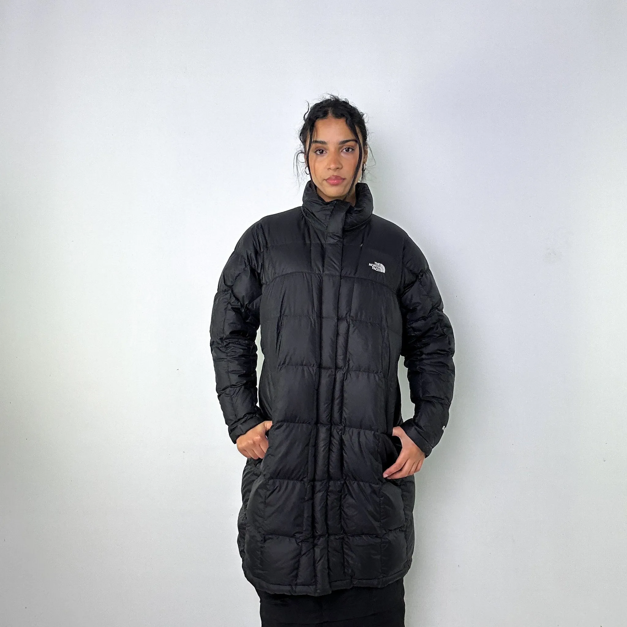 Black 90s The North Face 600 Series Puffer Jacket Coat (XL)