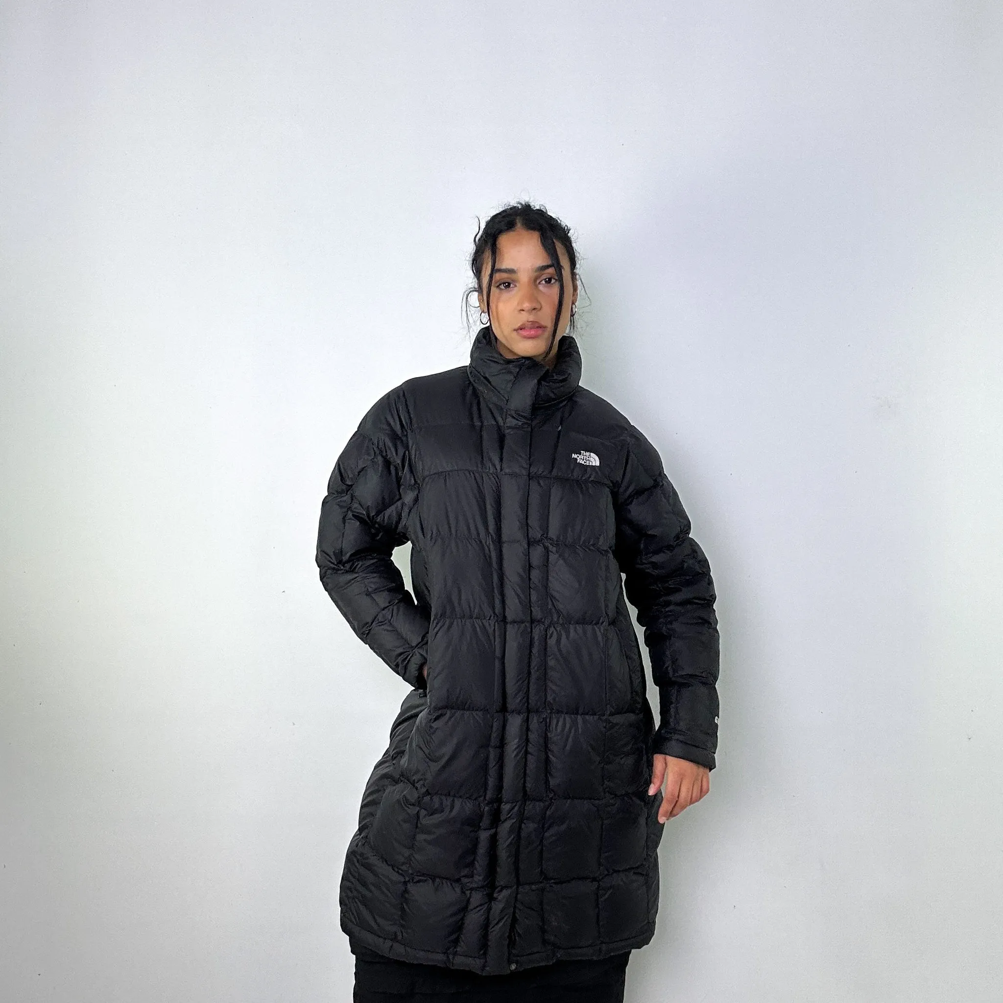 Black 90s The North Face 600 Series Puffer Jacket Coat (XL)