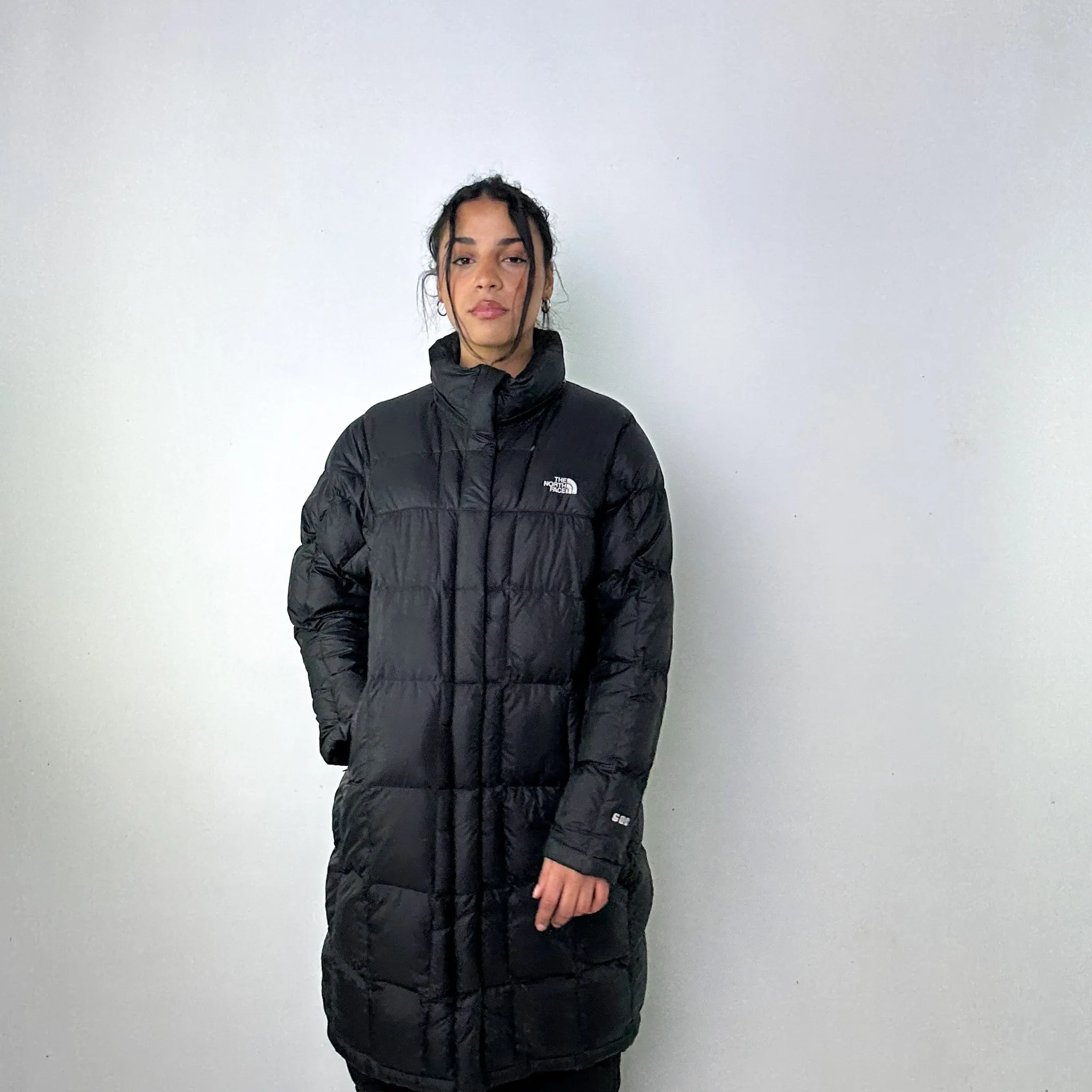 Black 90s The North Face 600 Series Puffer Jacket Coat (XL)