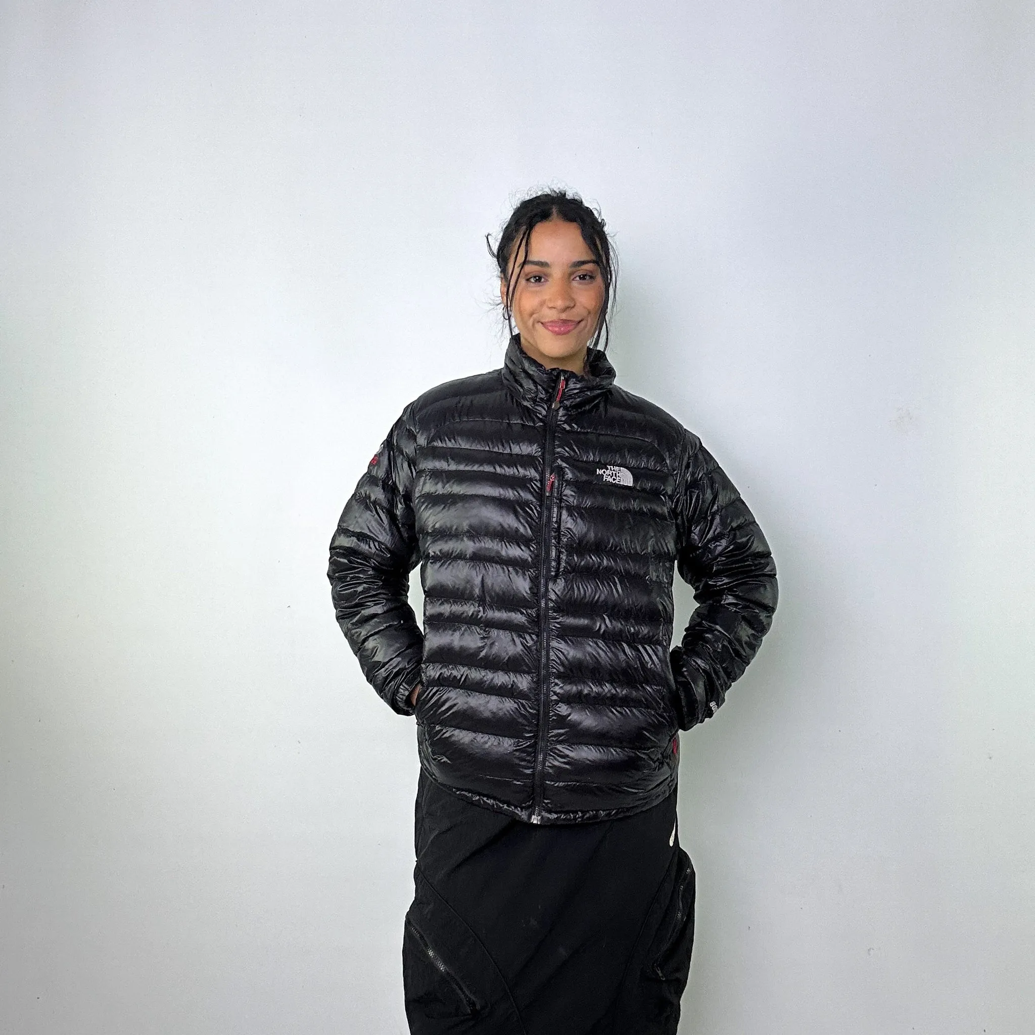 Black 90s The North Face 800 Summit Series Puffer Jacket Coat (L)