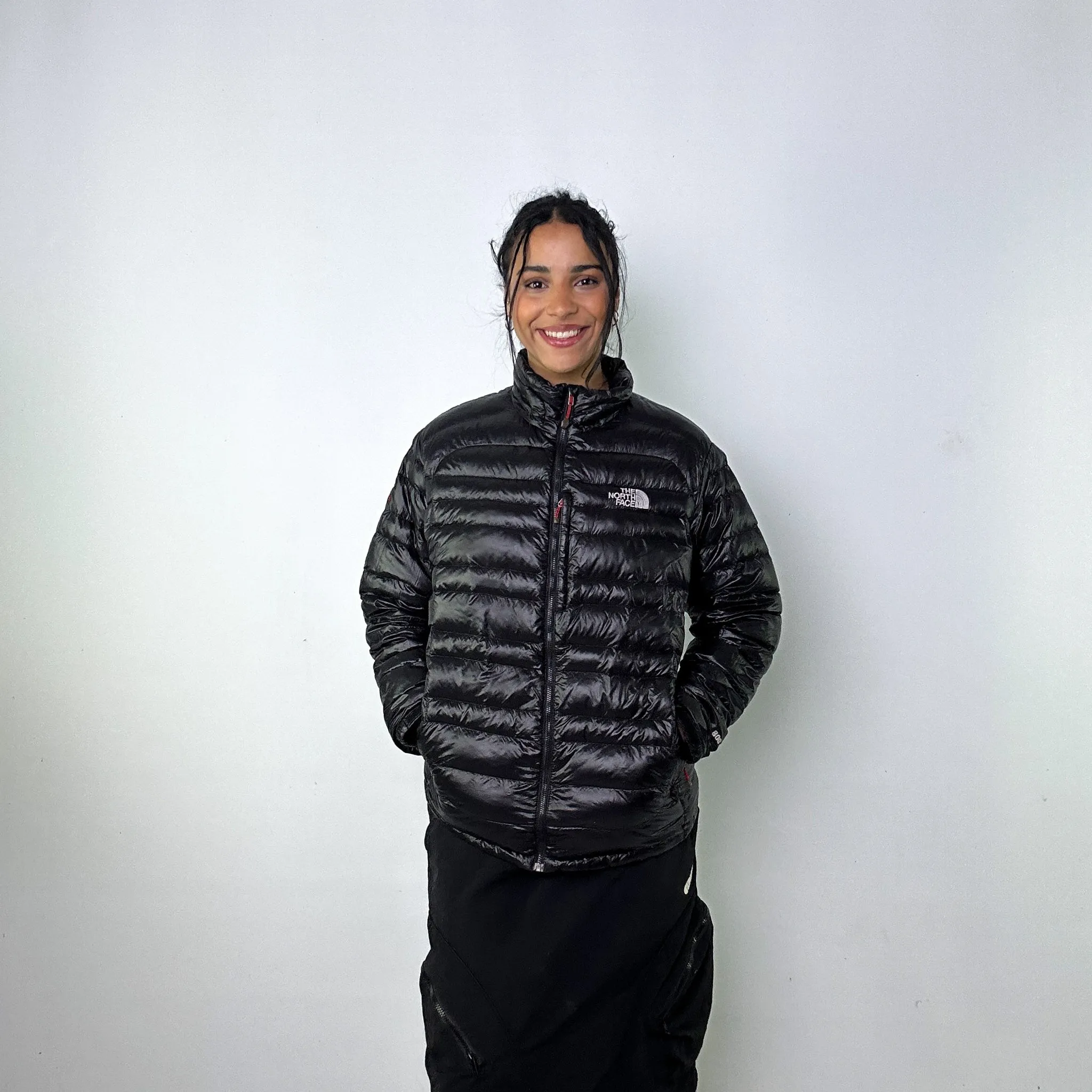 Black 90s The North Face 800 Summit Series Puffer Jacket Coat (L)