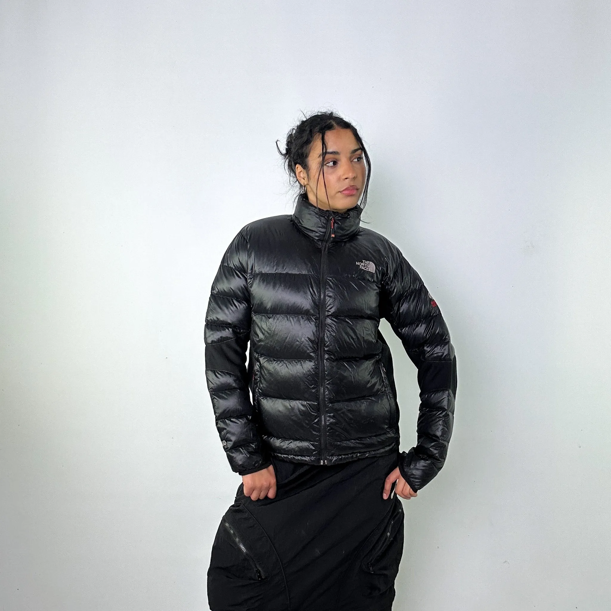 Black 90s The North Face 800 Summit Series Puffer Jacket Coat (M)