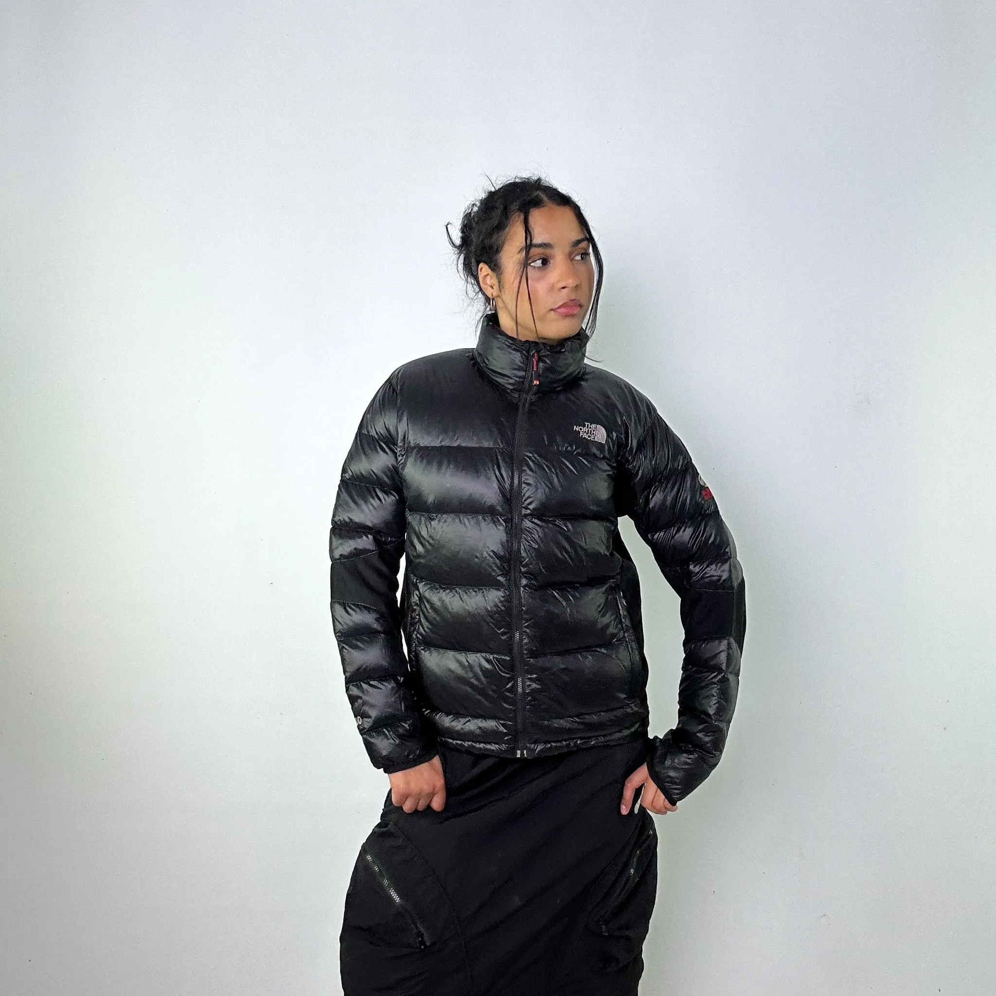 Black 90s The North Face 800 Summit Series Puffer Jacket Coat (M)