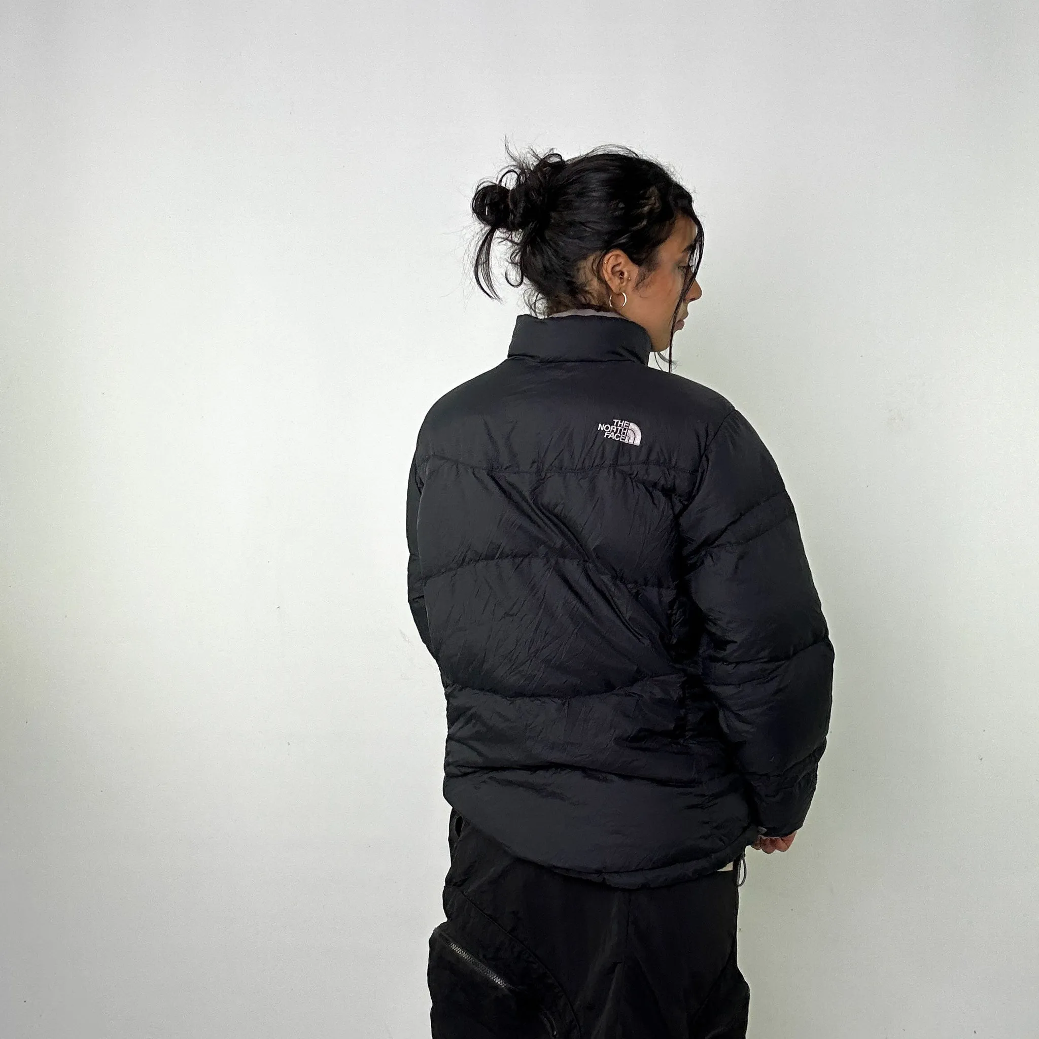 Black y2ks The North Face 550 Series Puffer Jacket Coat (L)