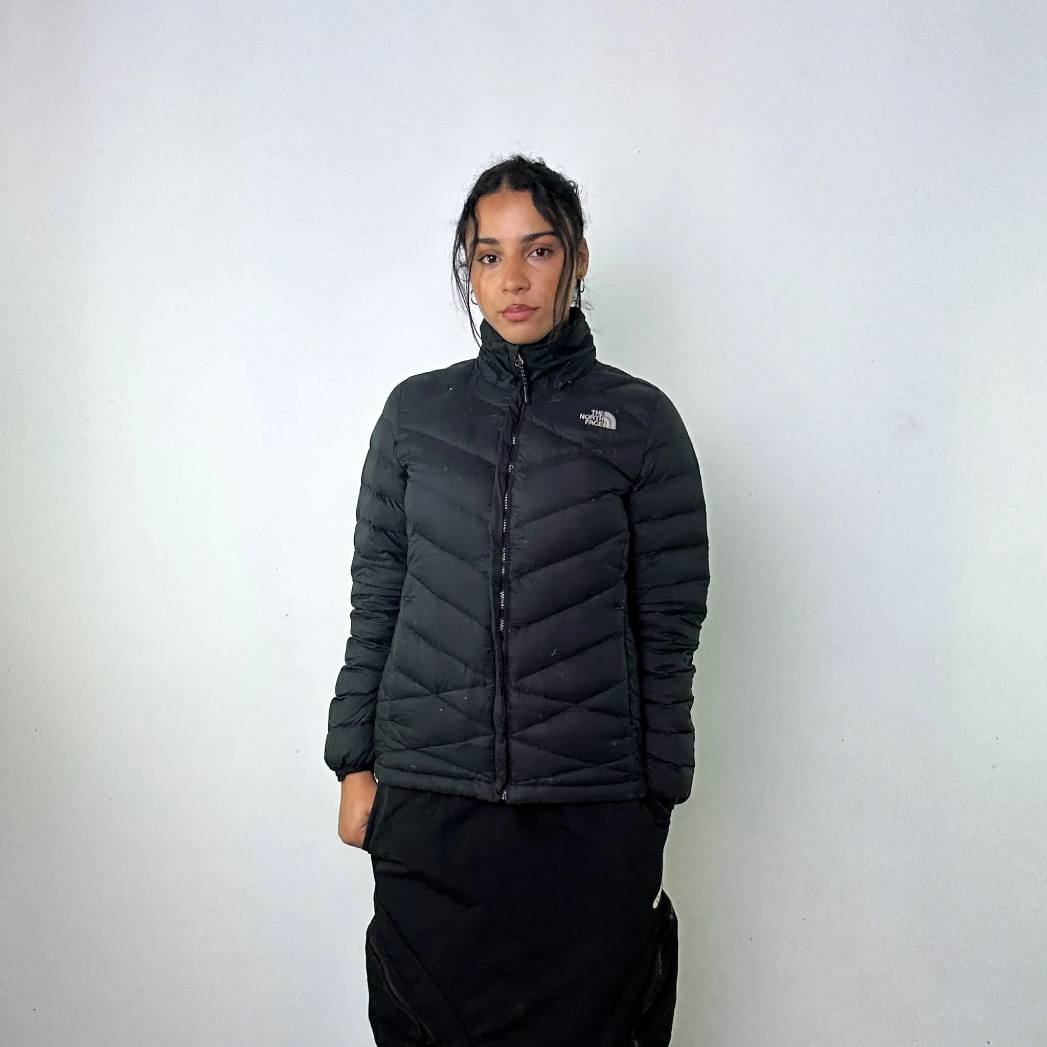 Black y2ks The North Face 550 Series Puffer Jacket Coat (M)