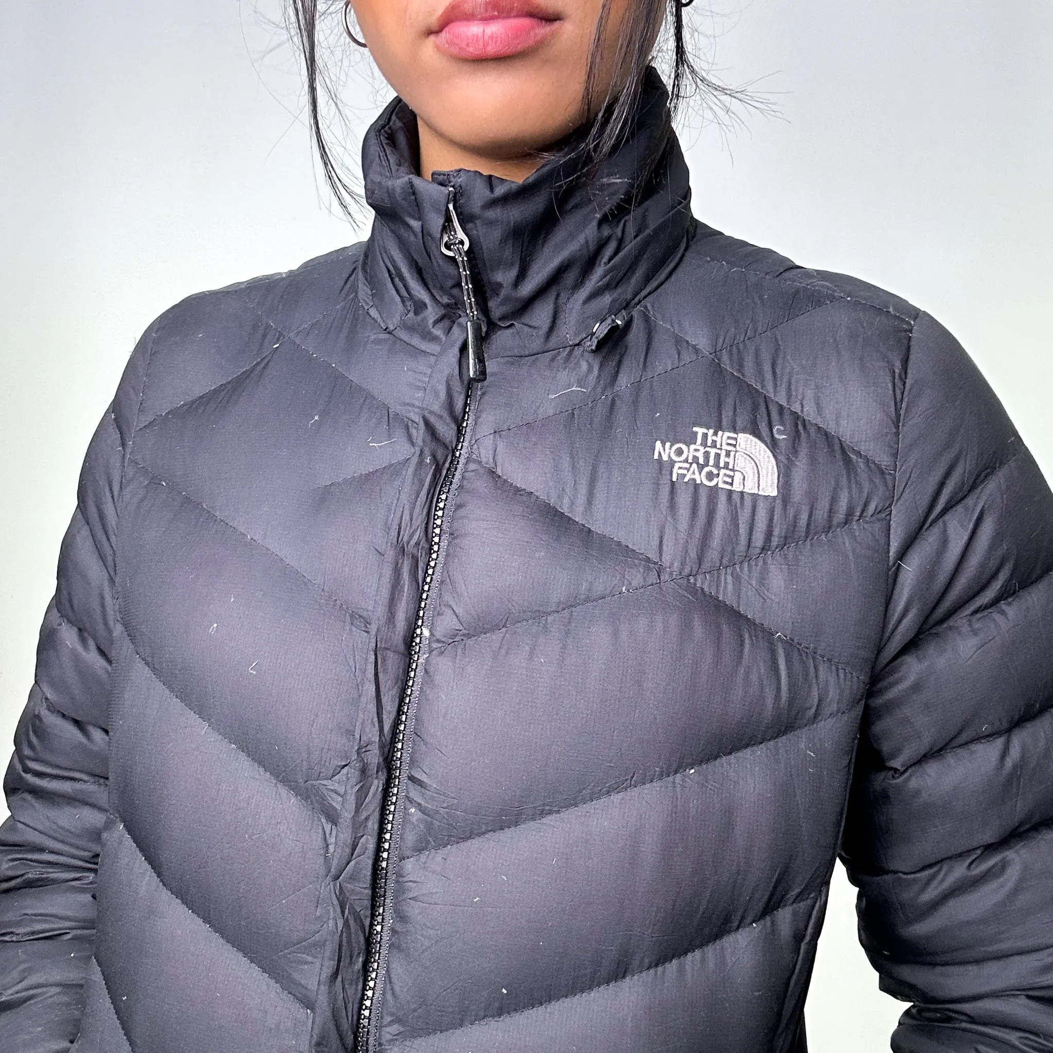 Black y2ks The North Face 550 Series Puffer Jacket Coat (M)