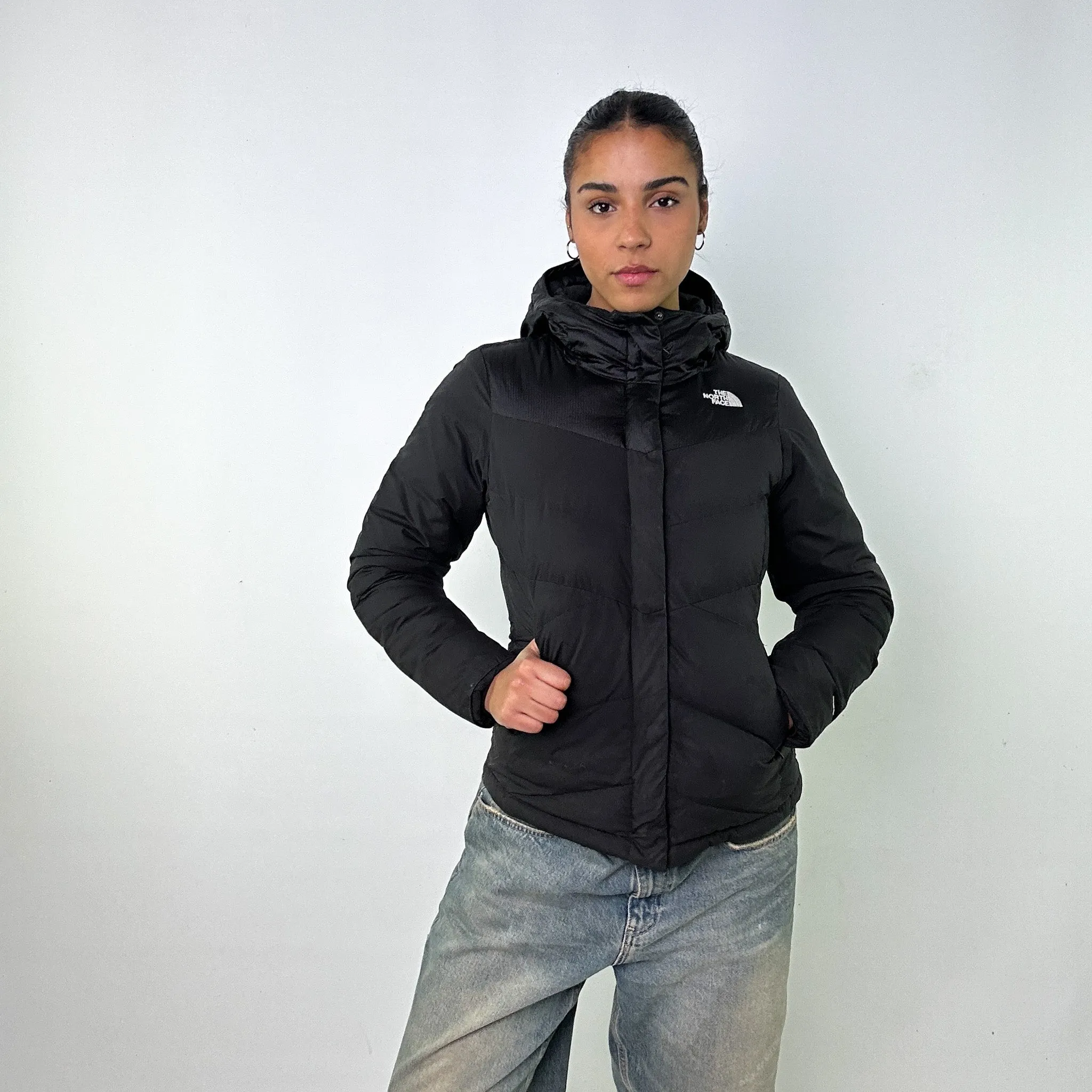 Black y2ks The North Face 550 Series Puffer Jacket Coat (S)