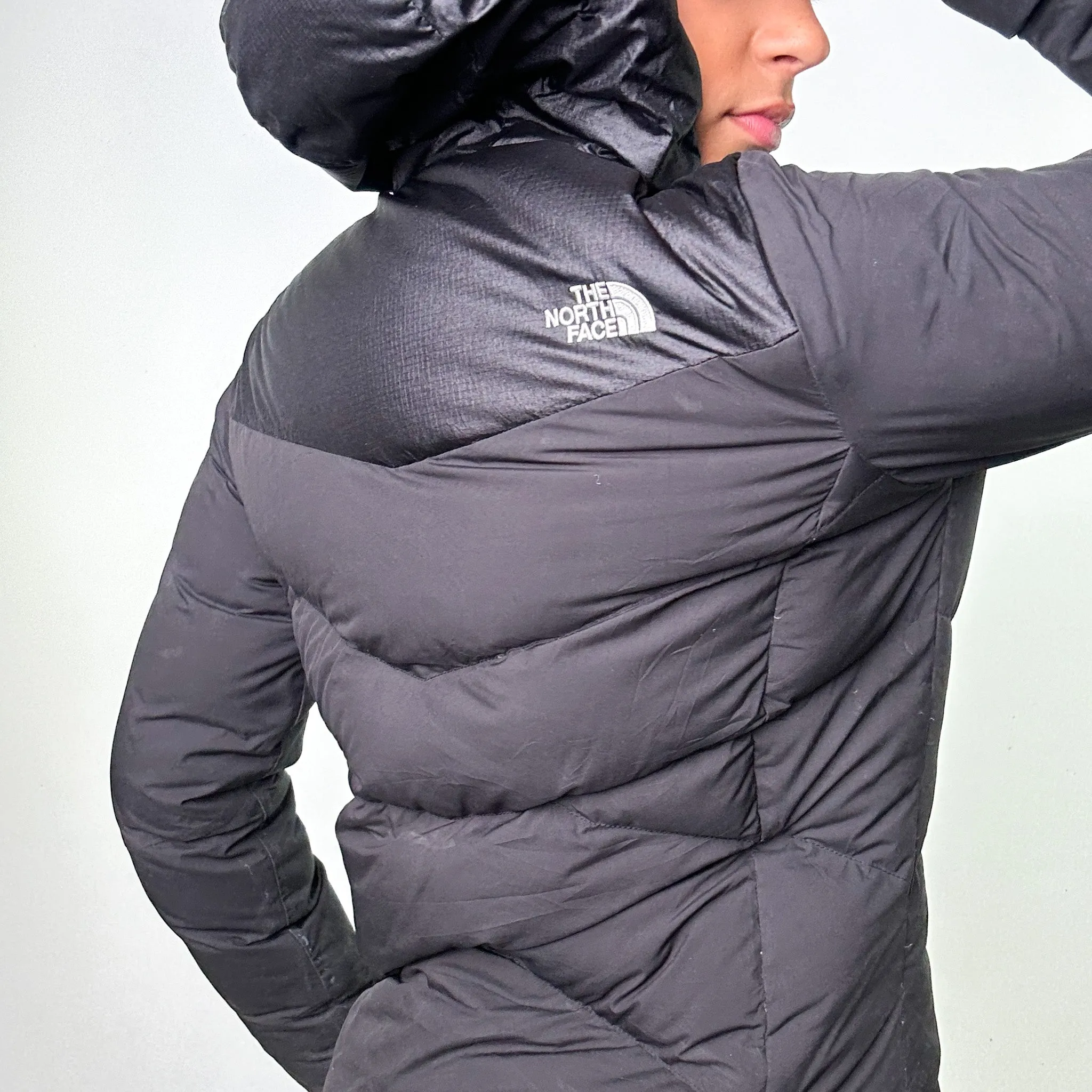 Black y2ks The North Face 550 Series Puffer Jacket Coat (S)