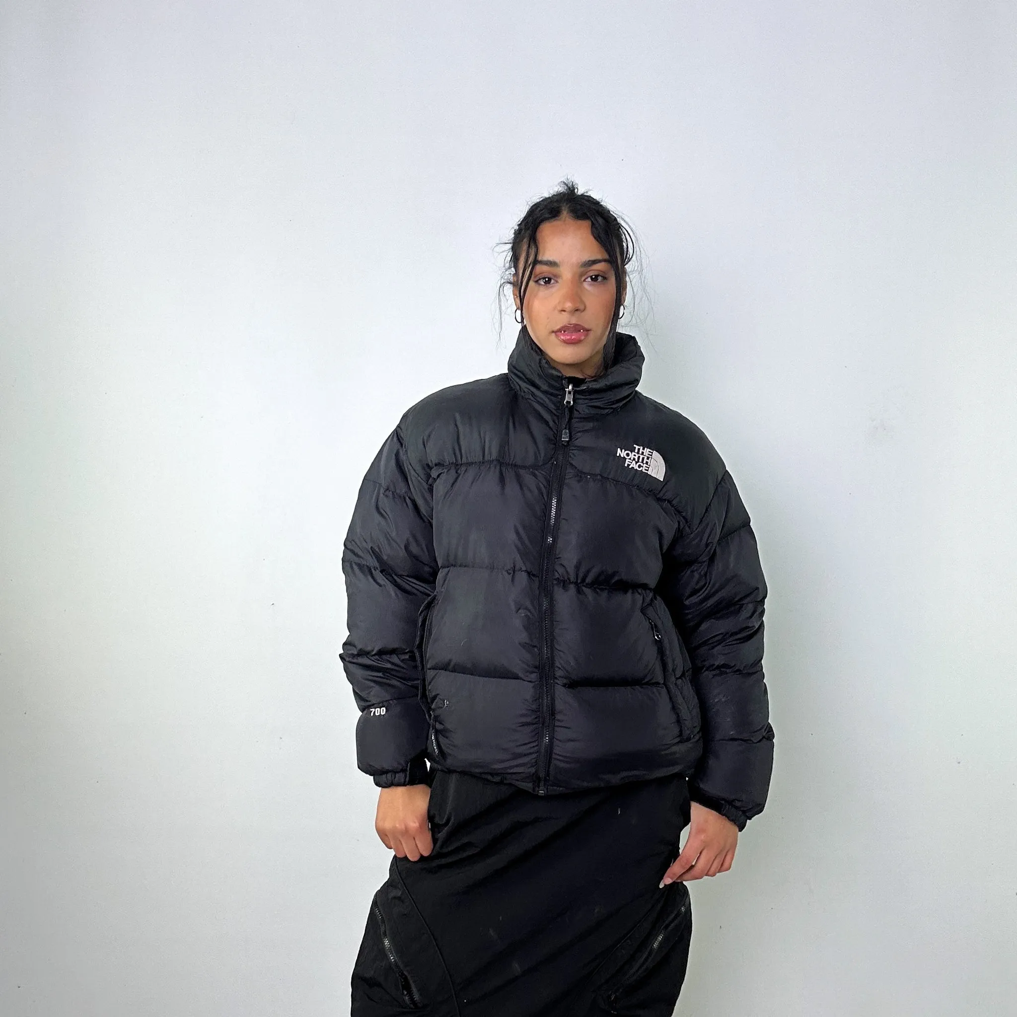 Black y2ks The North Face 700 Series Puffer Jacket Coat (M)