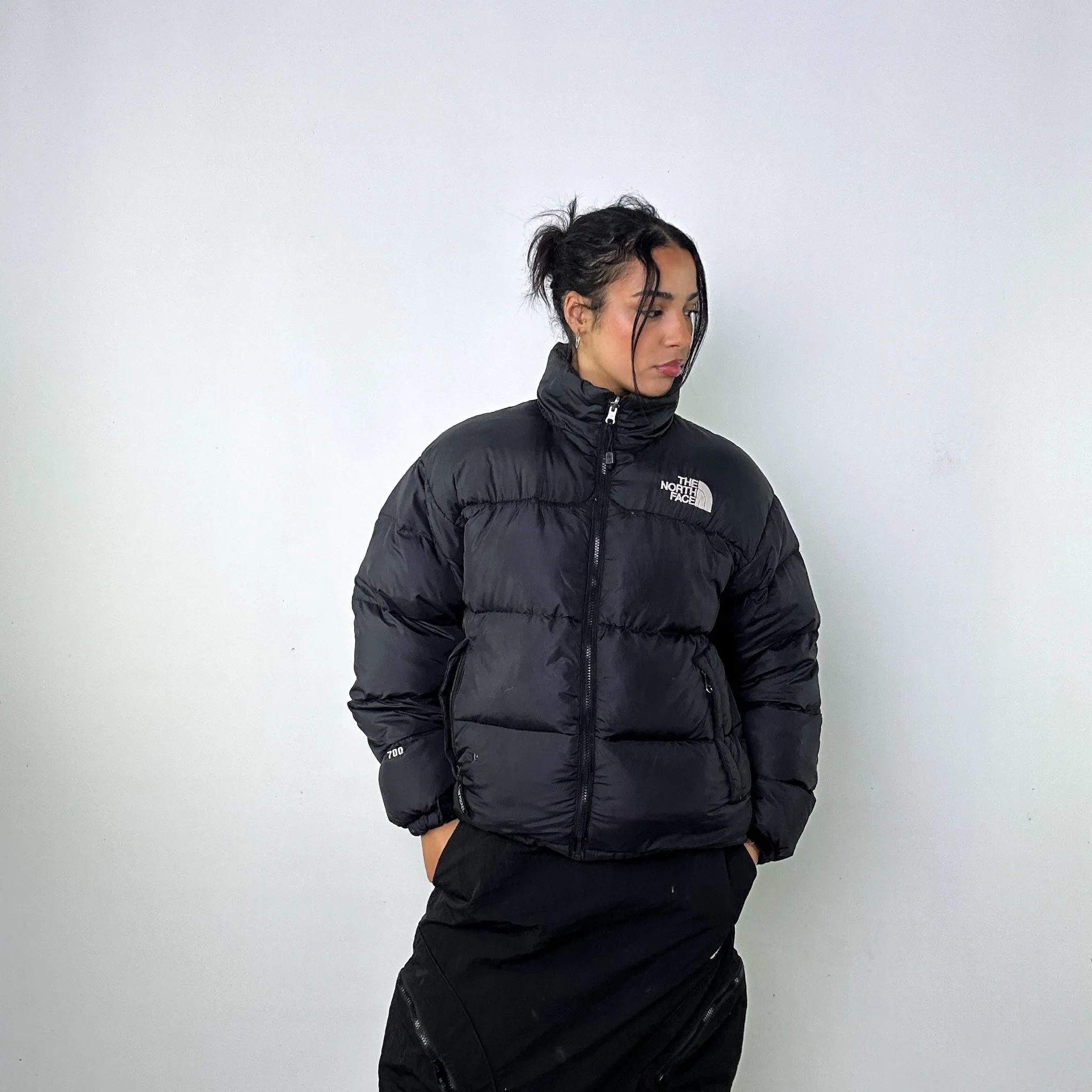 Black y2ks The North Face 700 Series Puffer Jacket Coat (M)