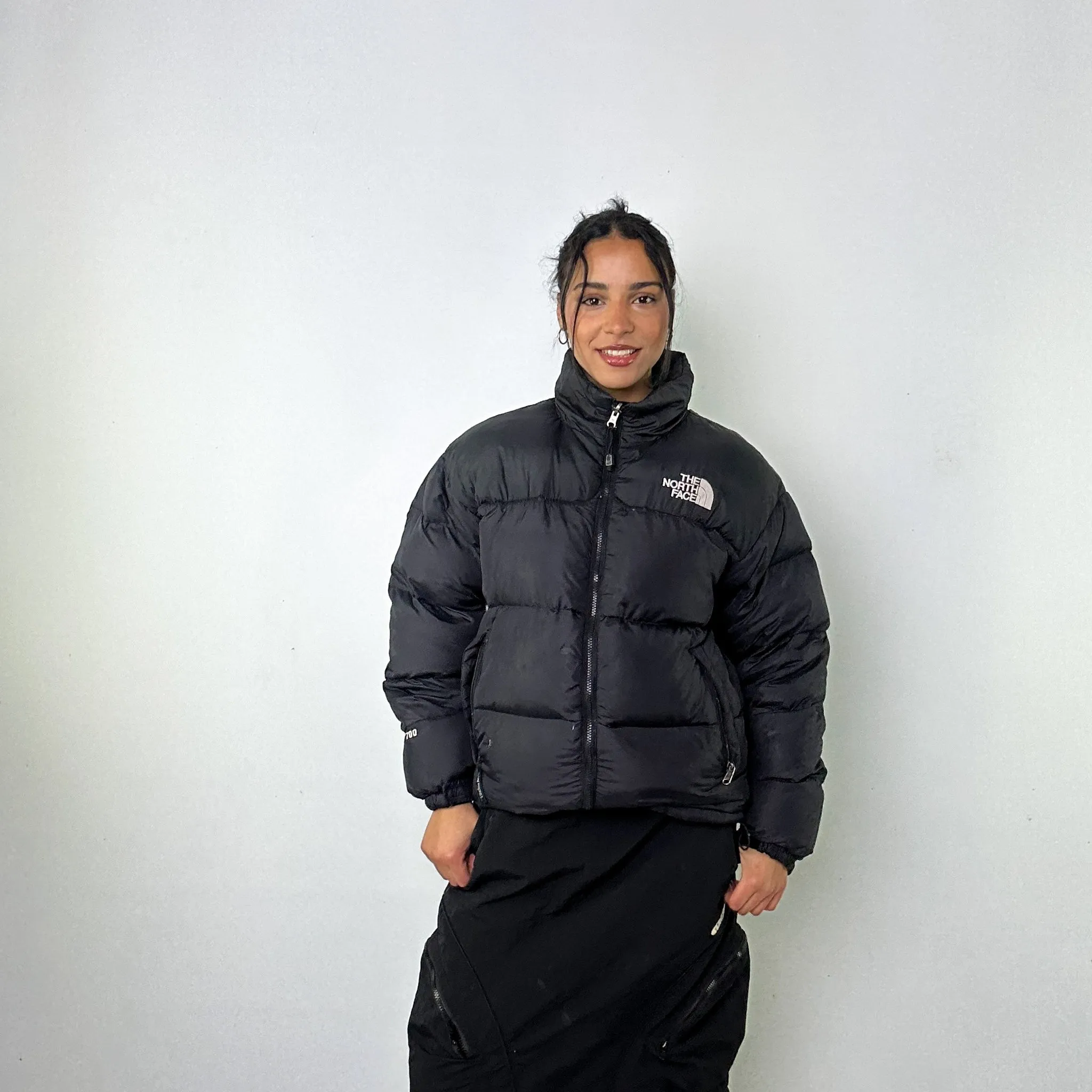 Black y2ks The North Face 700 Series Puffer Jacket Coat (M)