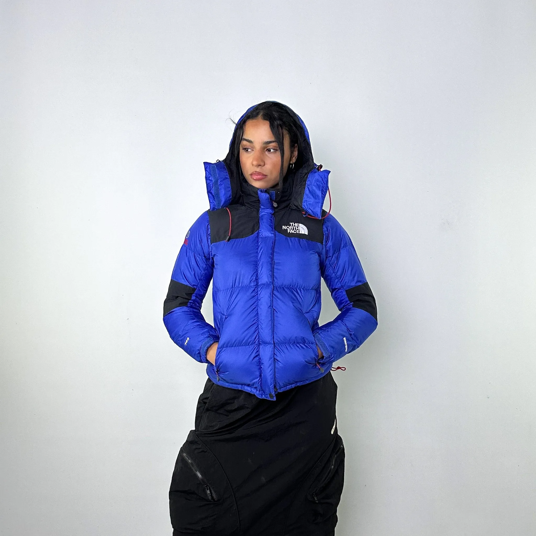 Blue 90s The North Face 700 Series Baltoro Puffer Jacket Coat (XS)