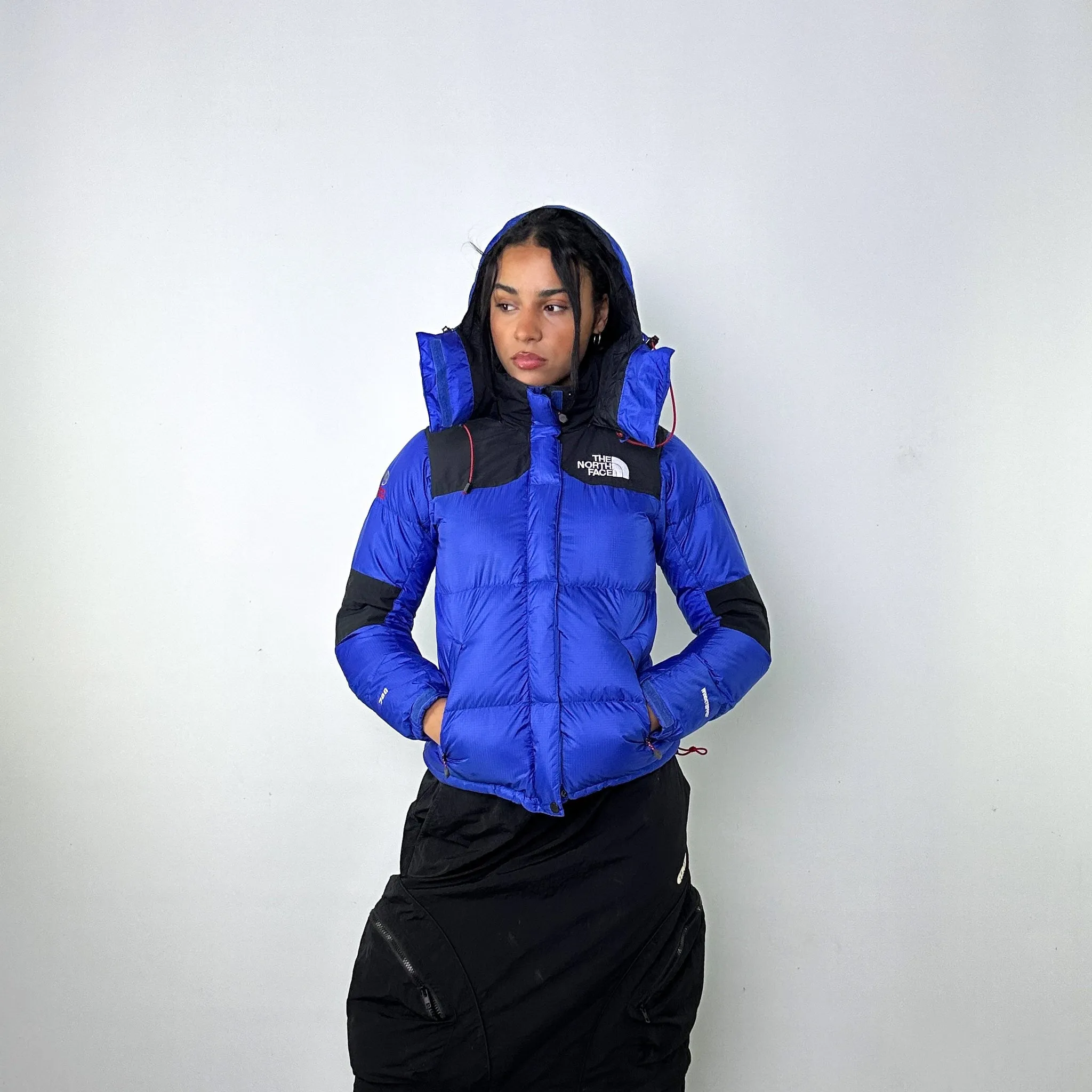 Blue 90s The North Face 700 Series Baltoro Puffer Jacket Coat (XS)