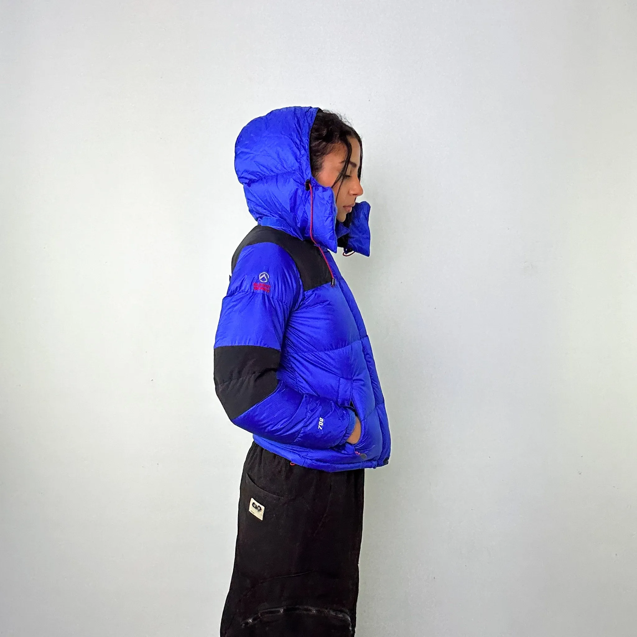 Blue 90s The North Face 700 Series Baltoro Puffer Jacket Coat (XS)