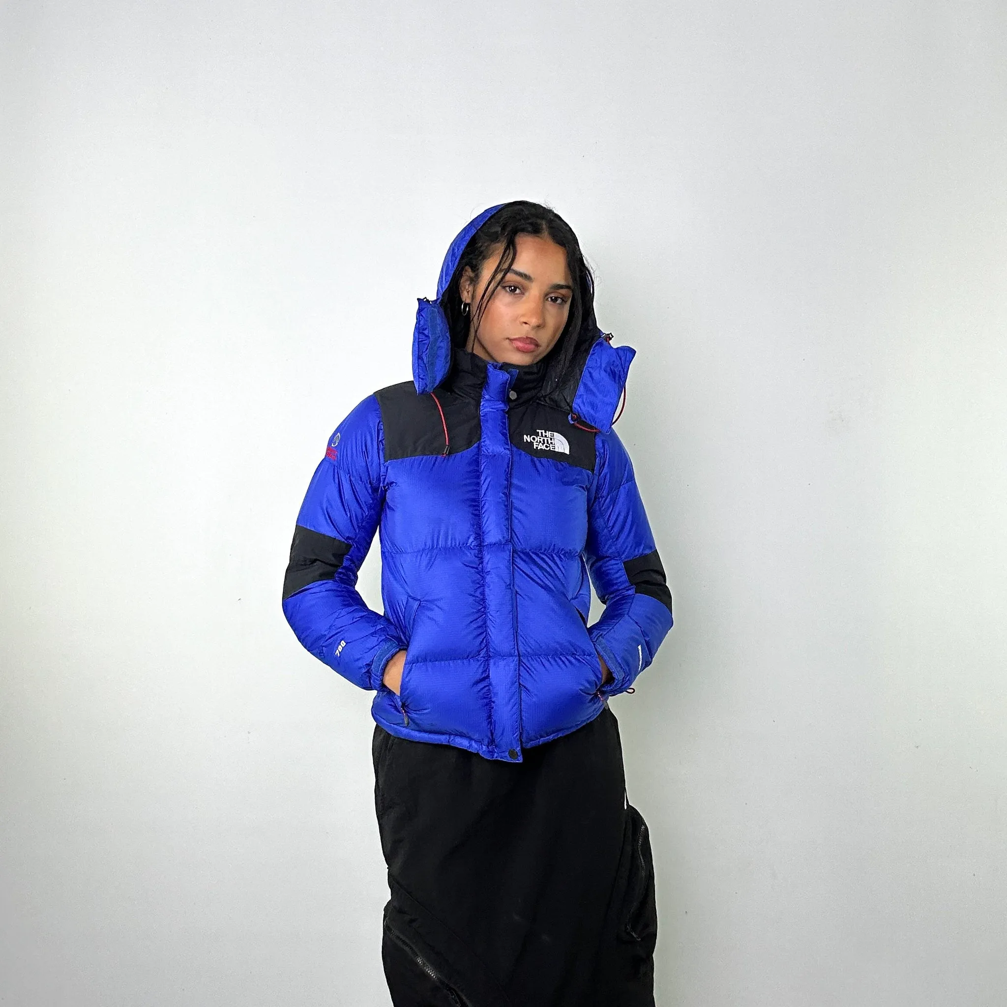 Blue 90s The North Face 700 Series Baltoro Puffer Jacket Coat (XS)