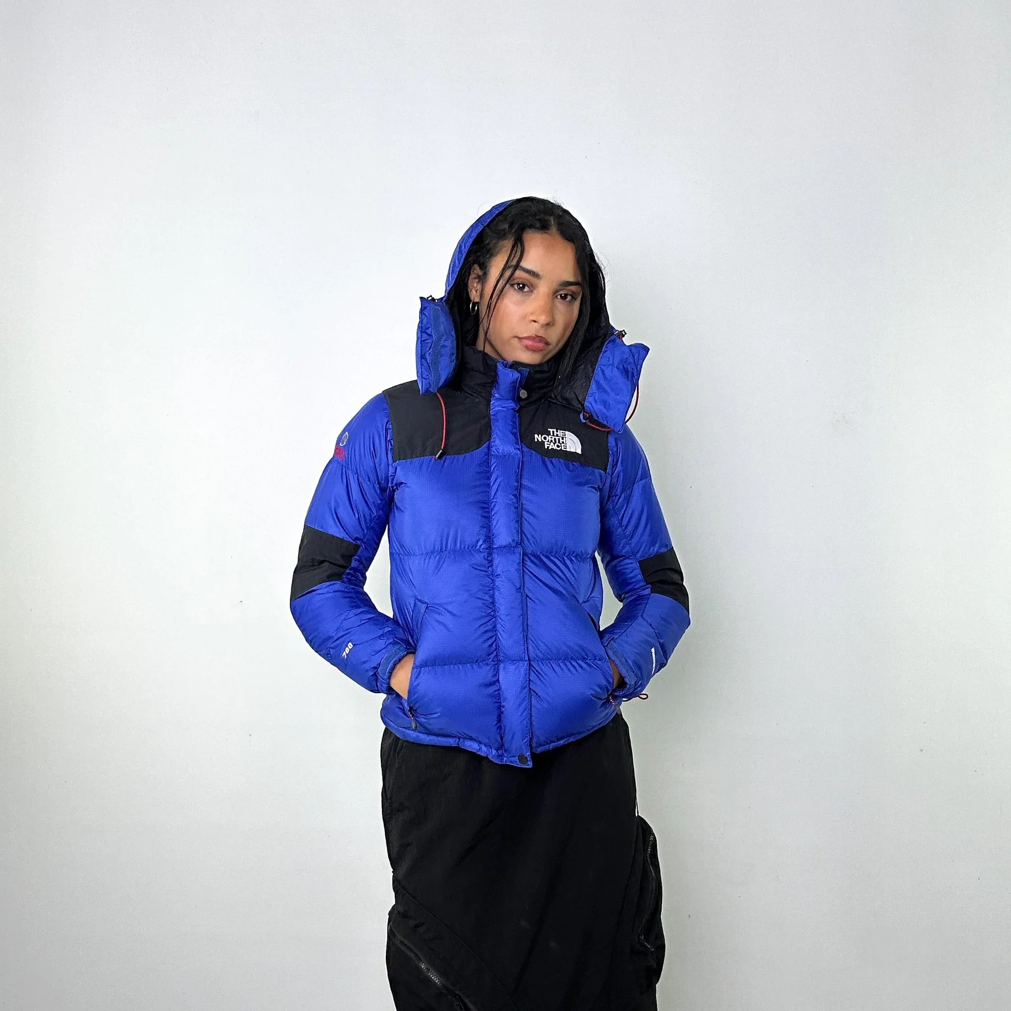 Blue 90s The North Face 700 Series Baltoro Puffer Jacket Coat (XS)