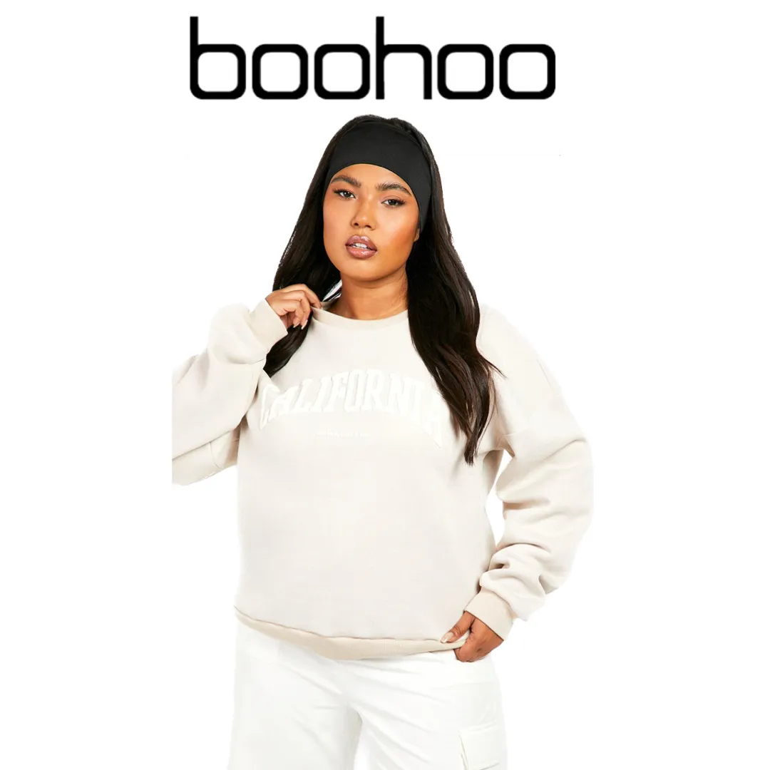 boohoo  |Logo Hoodies & Sweatshirts