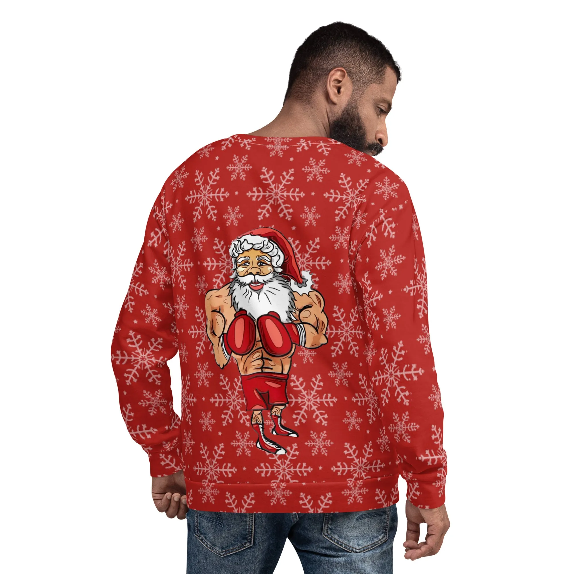 Boxing Santa Sweatshirt