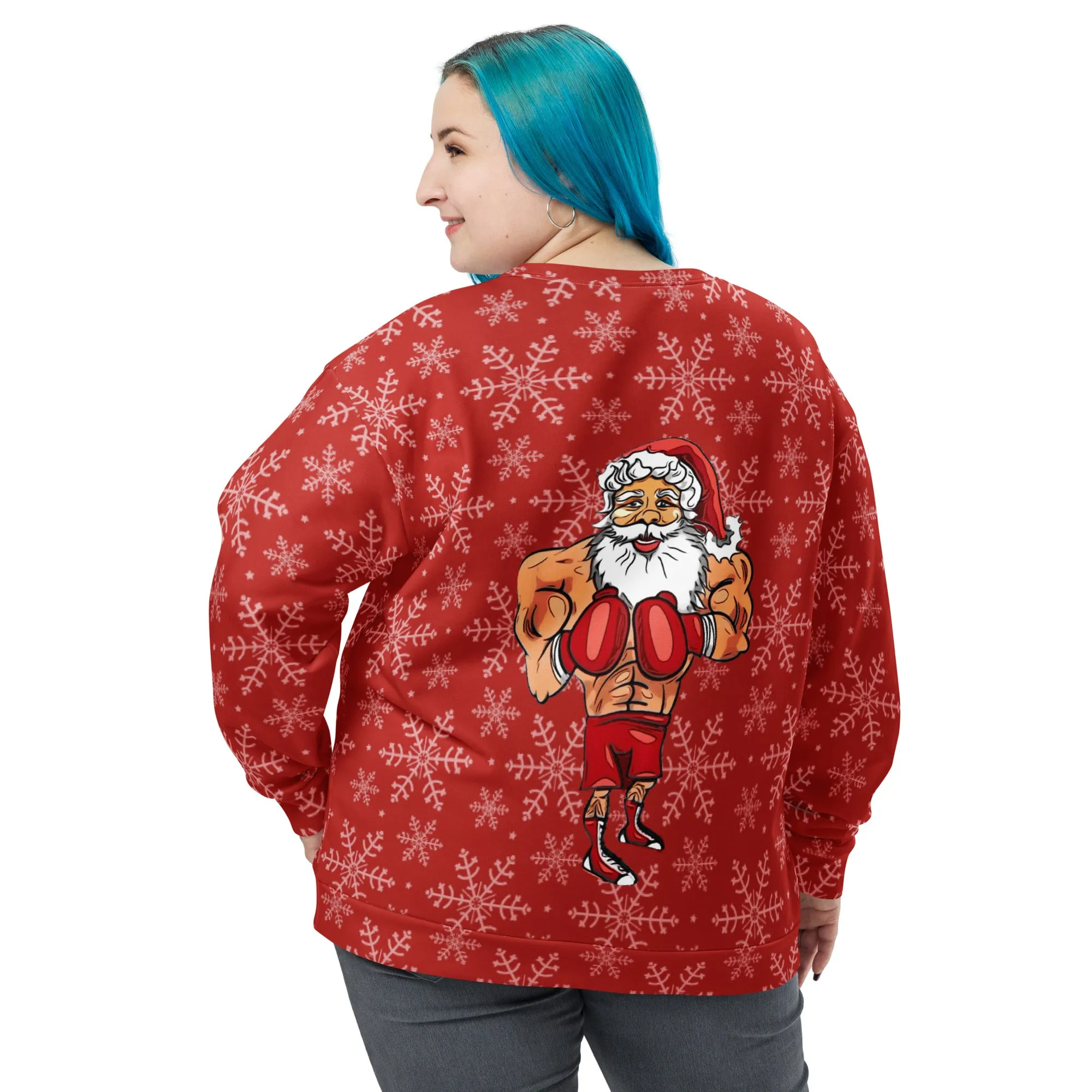 Boxing Santa Sweatshirt