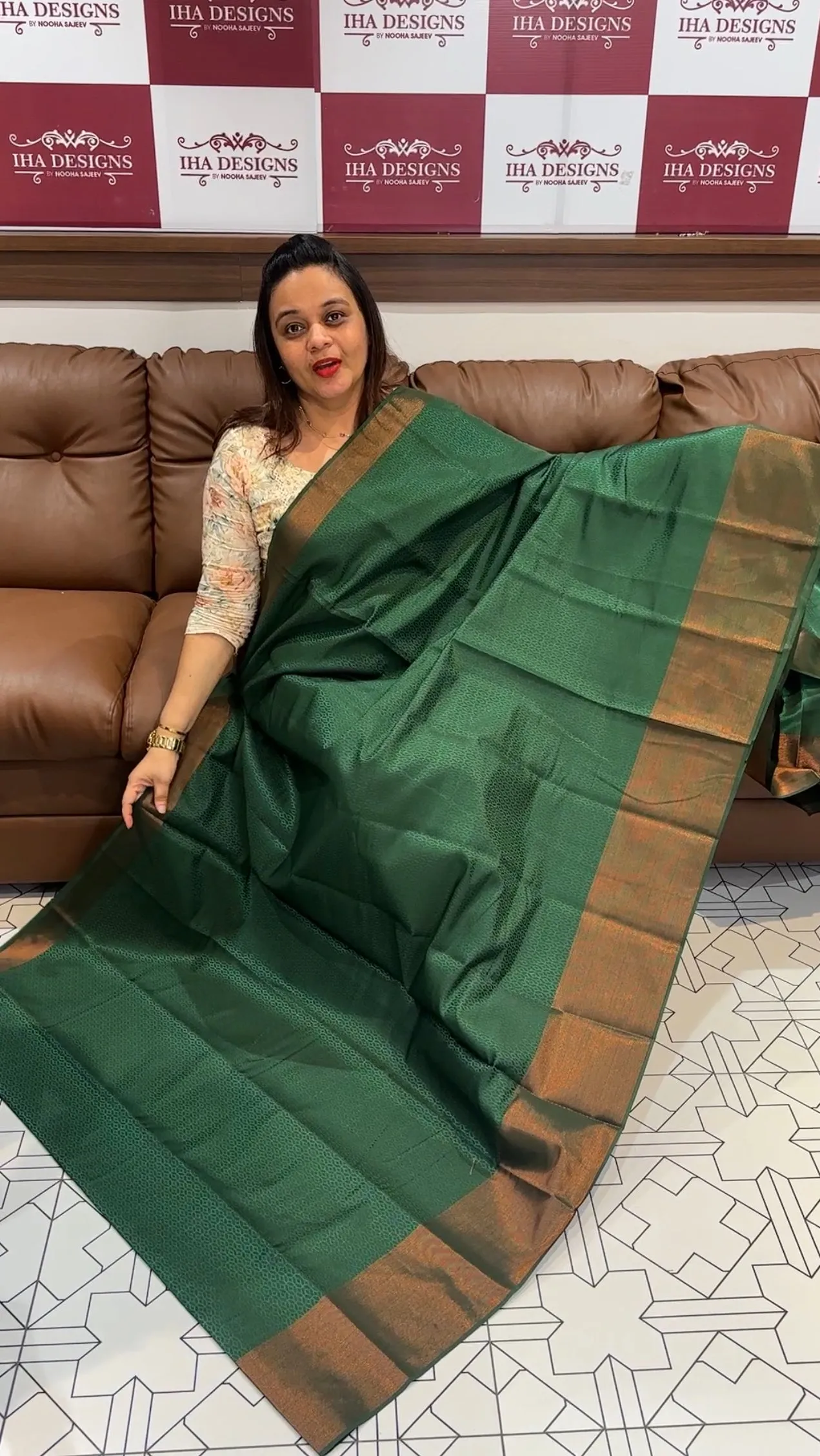 BUDGET BUY SEMI SILK SAREES - IHA 15126