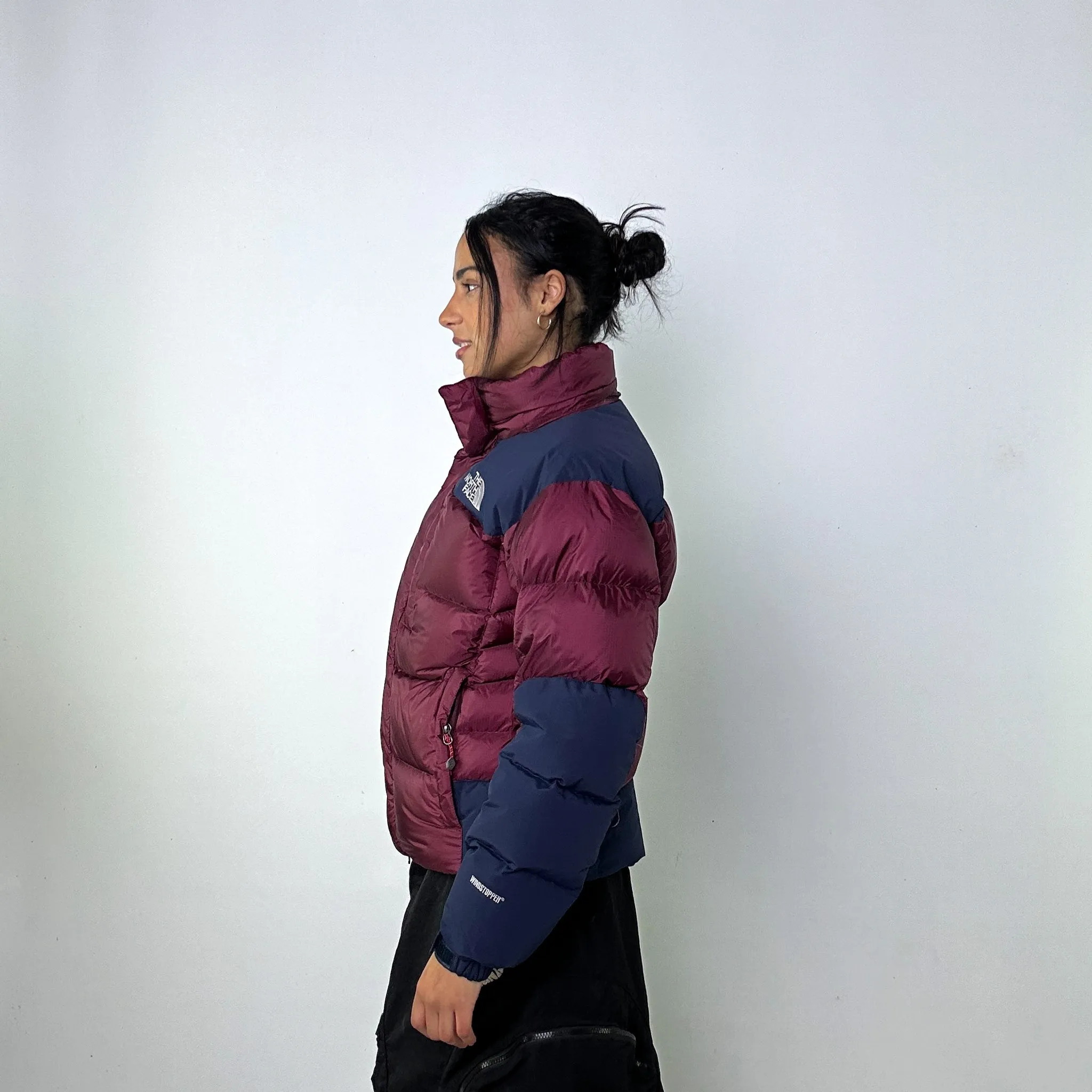 Burgundy 90s The North Face 700 Summit Series Baltoro Puffer Jacket Coat (M)