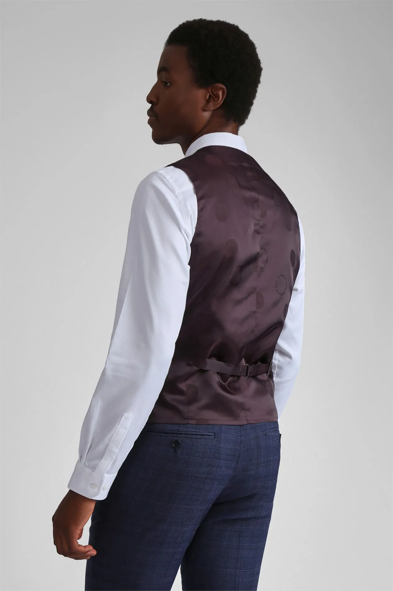 Chelia Airforce Check Waistcoat