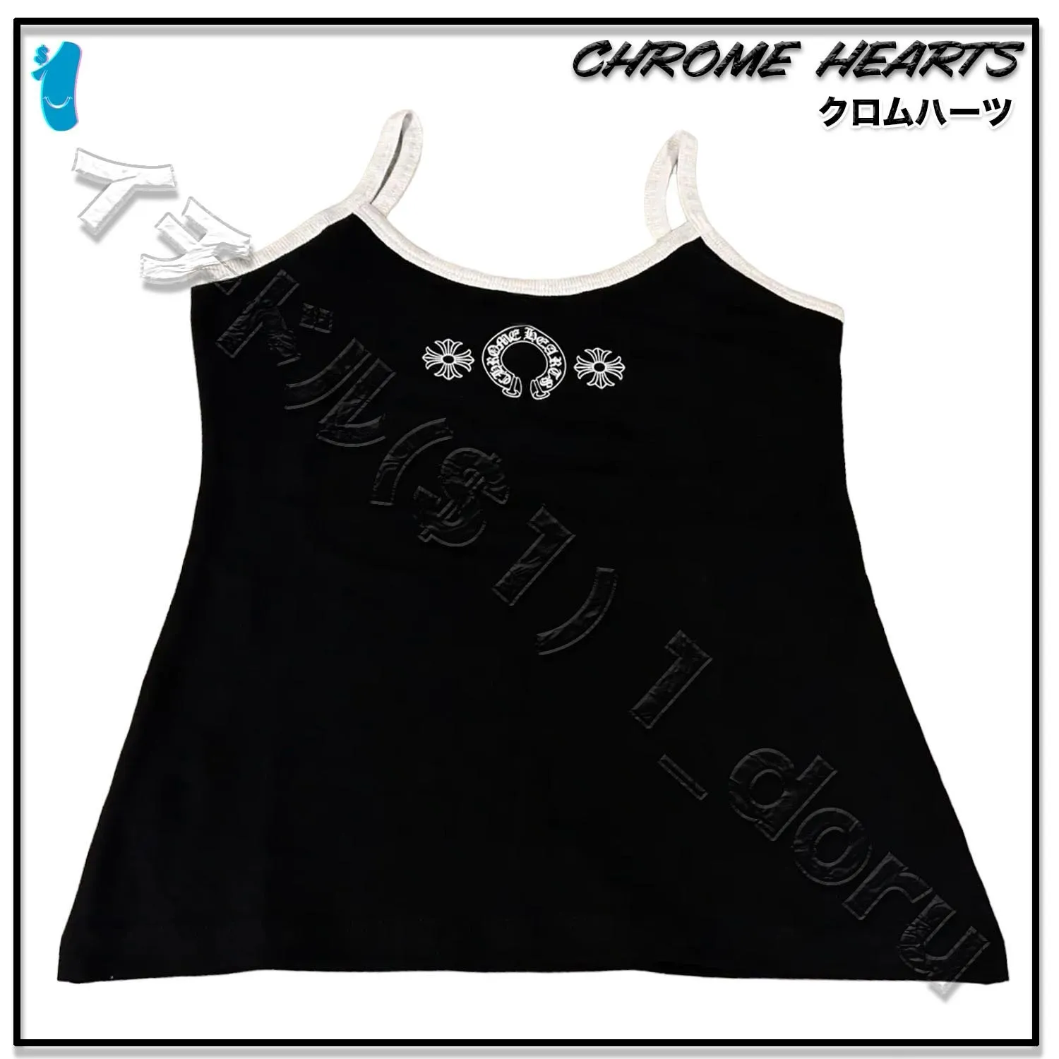 CHROME HEARTS  |Street Style Logo Tanks & Camisoles