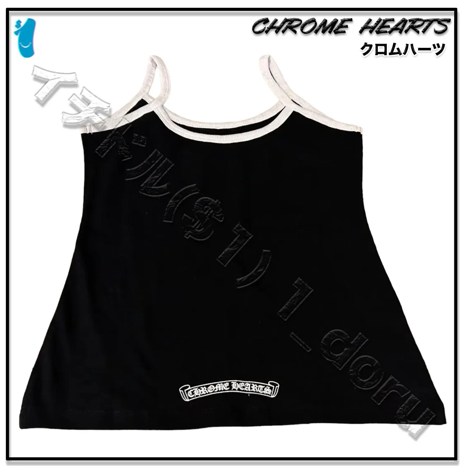 CHROME HEARTS  |Street Style Logo Tanks & Camisoles