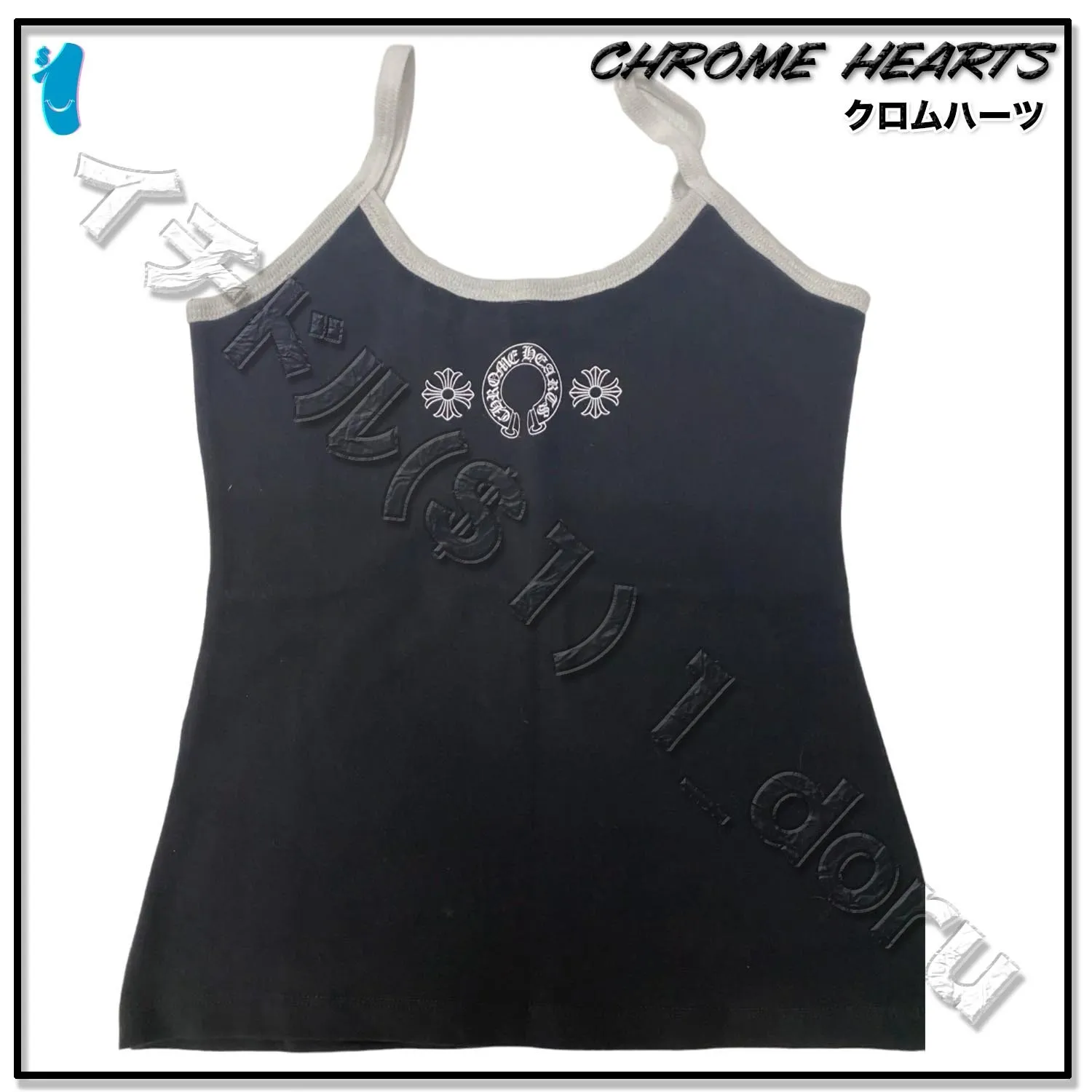 CHROME HEARTS  |Street Style Logo Tanks & Camisoles