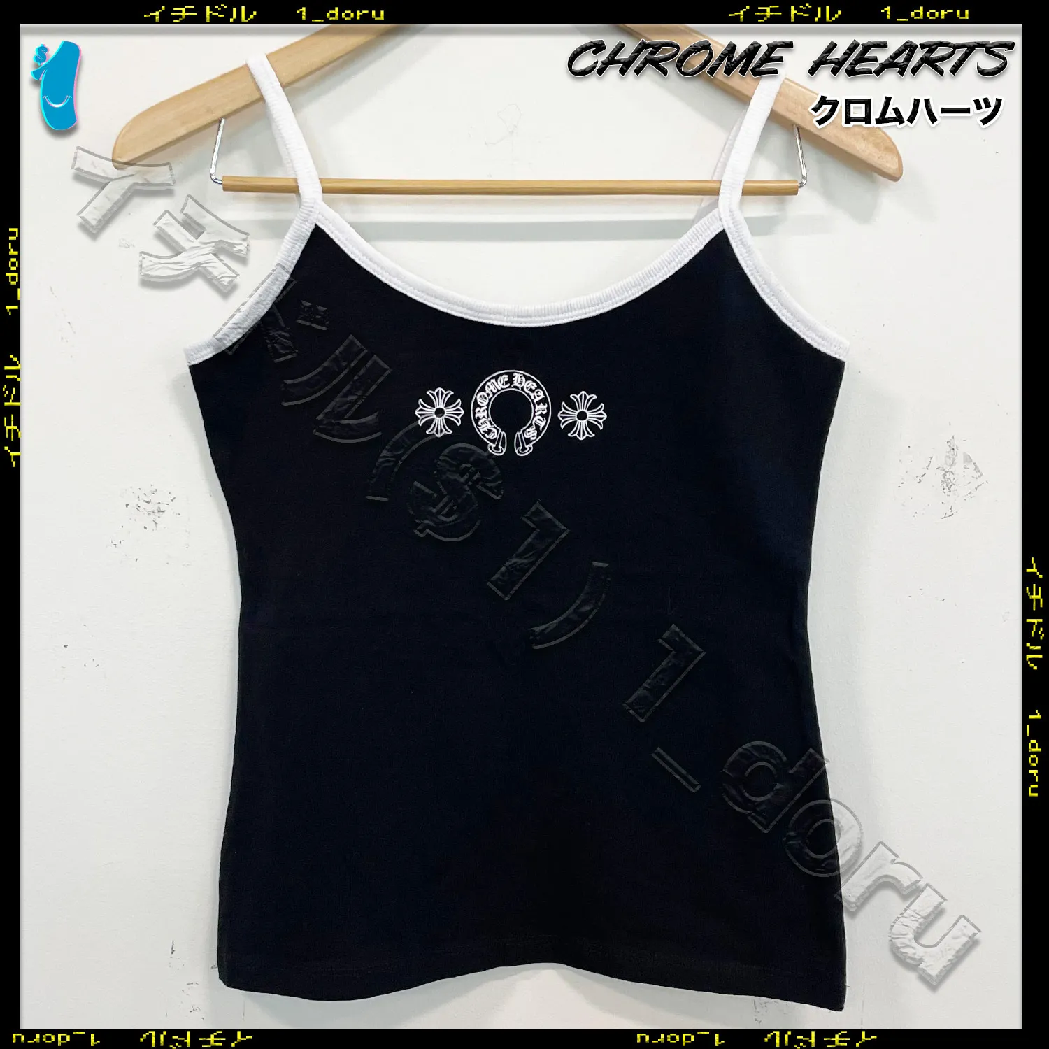 CHROME HEARTS  |Street Style Logo Tanks & Camisoles