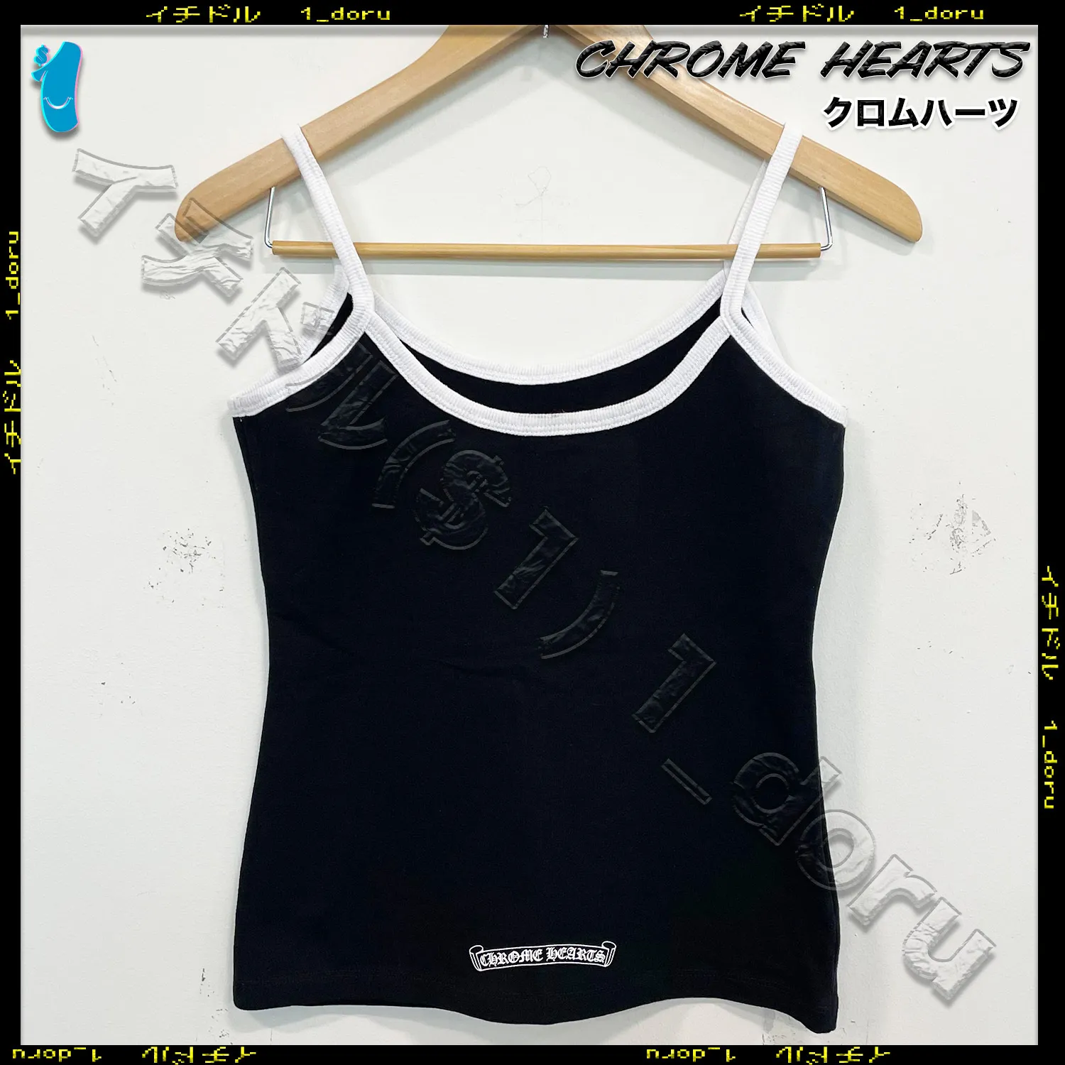 CHROME HEARTS  |Street Style Logo Tanks & Camisoles