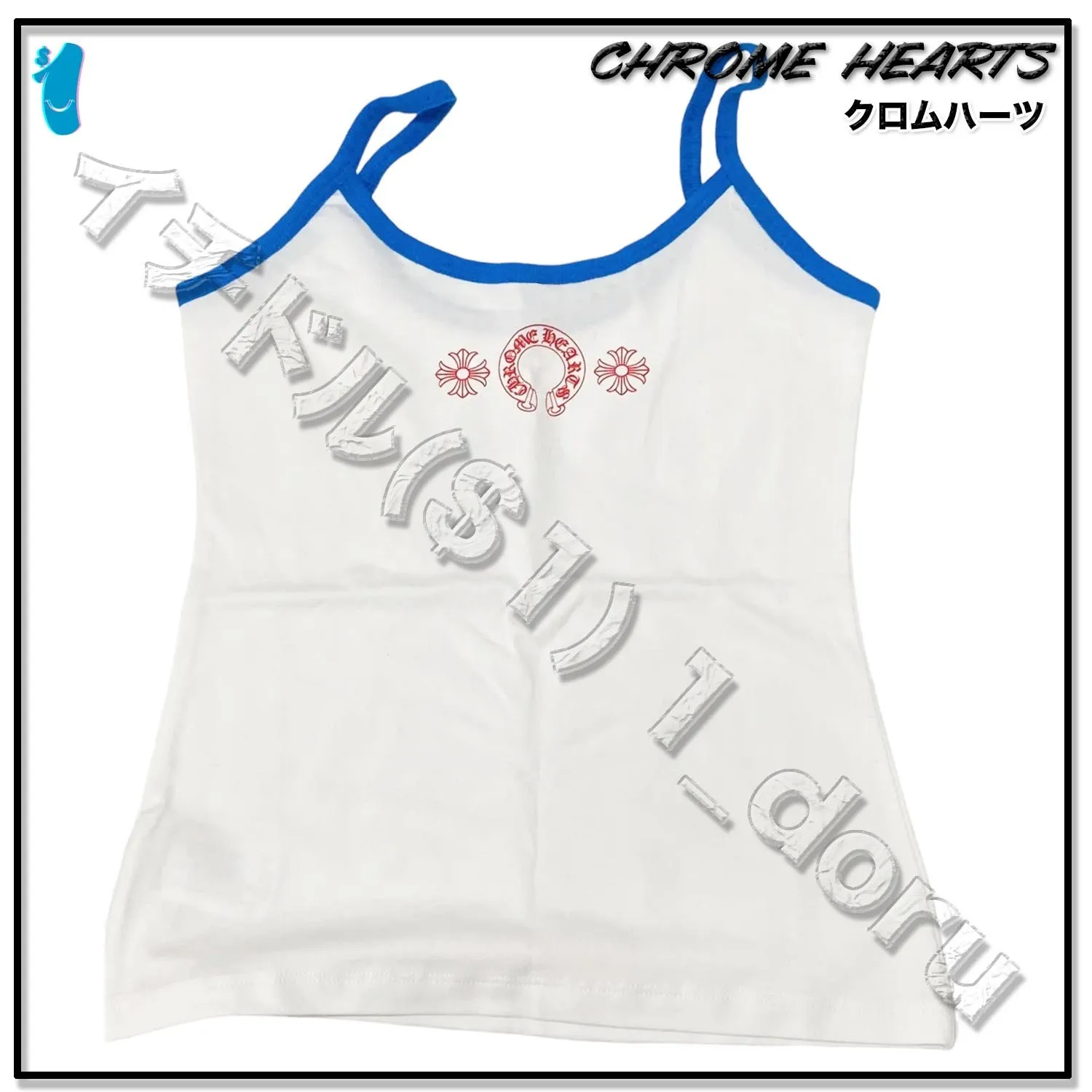 CHROME HEARTS  |Street Style Logo Tanks & Camisoles