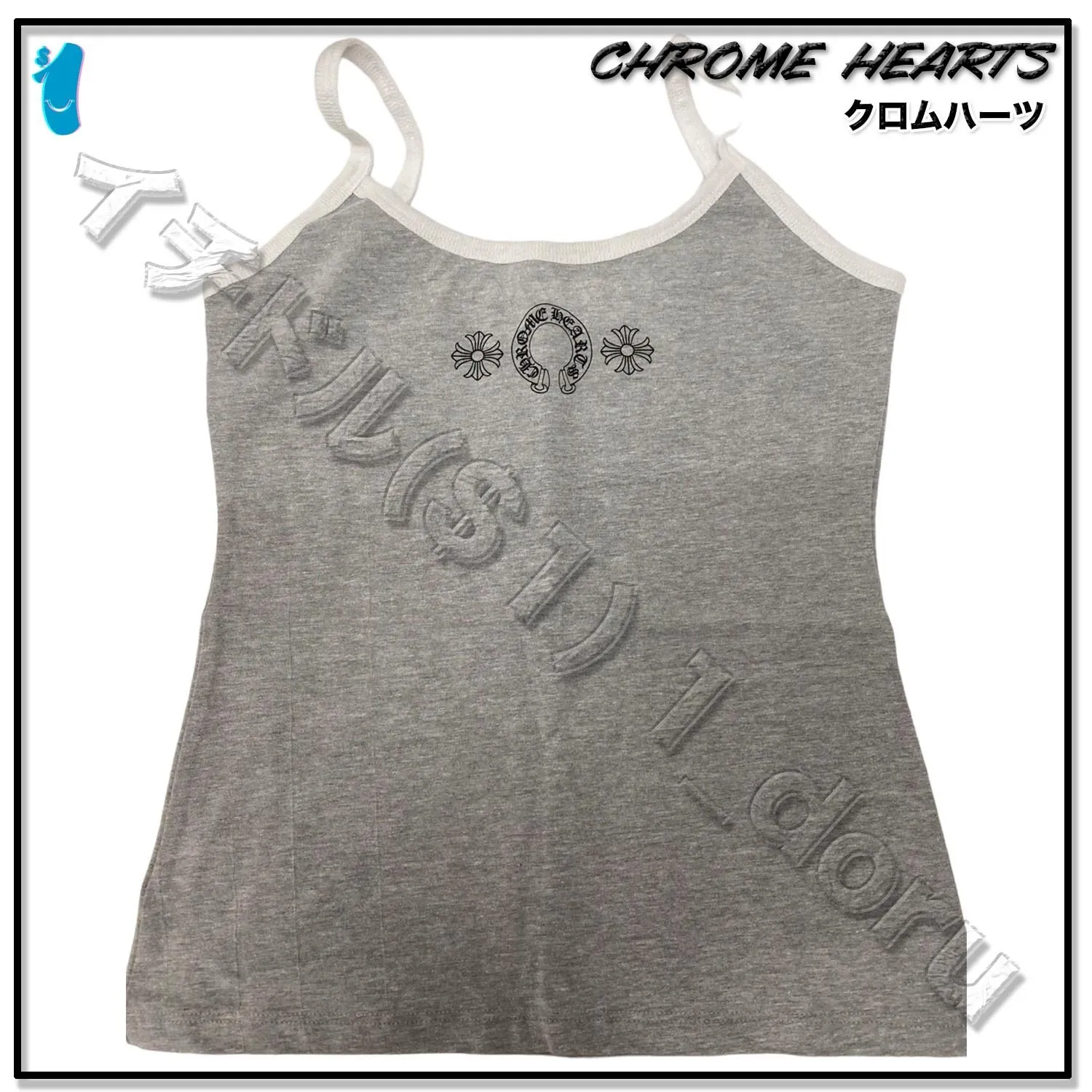 CHROME HEARTS  |Street Style Logo Tanks & Camisoles