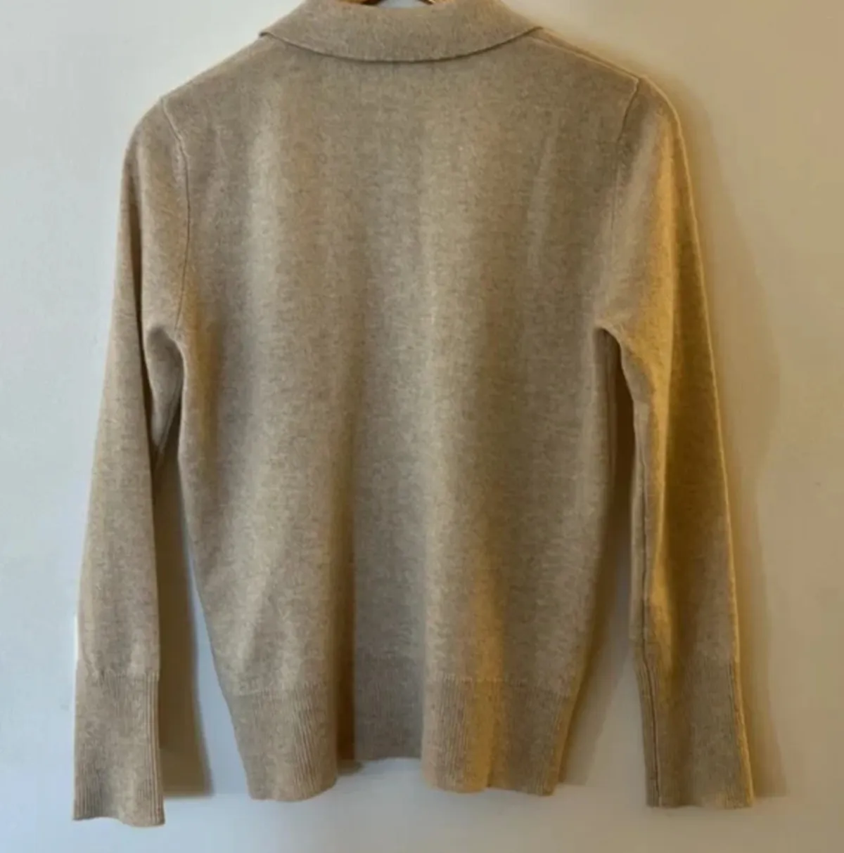 Classic Polo Sweater, Oatmeal