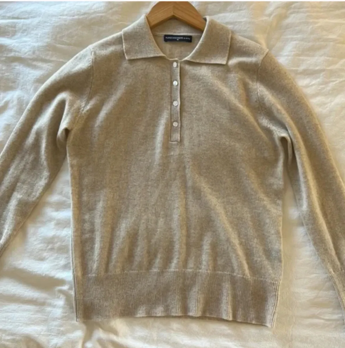 Classic Polo Sweater, Oatmeal