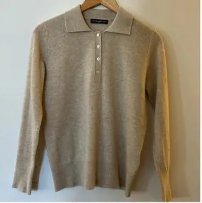 Classic Polo Sweater, Oatmeal