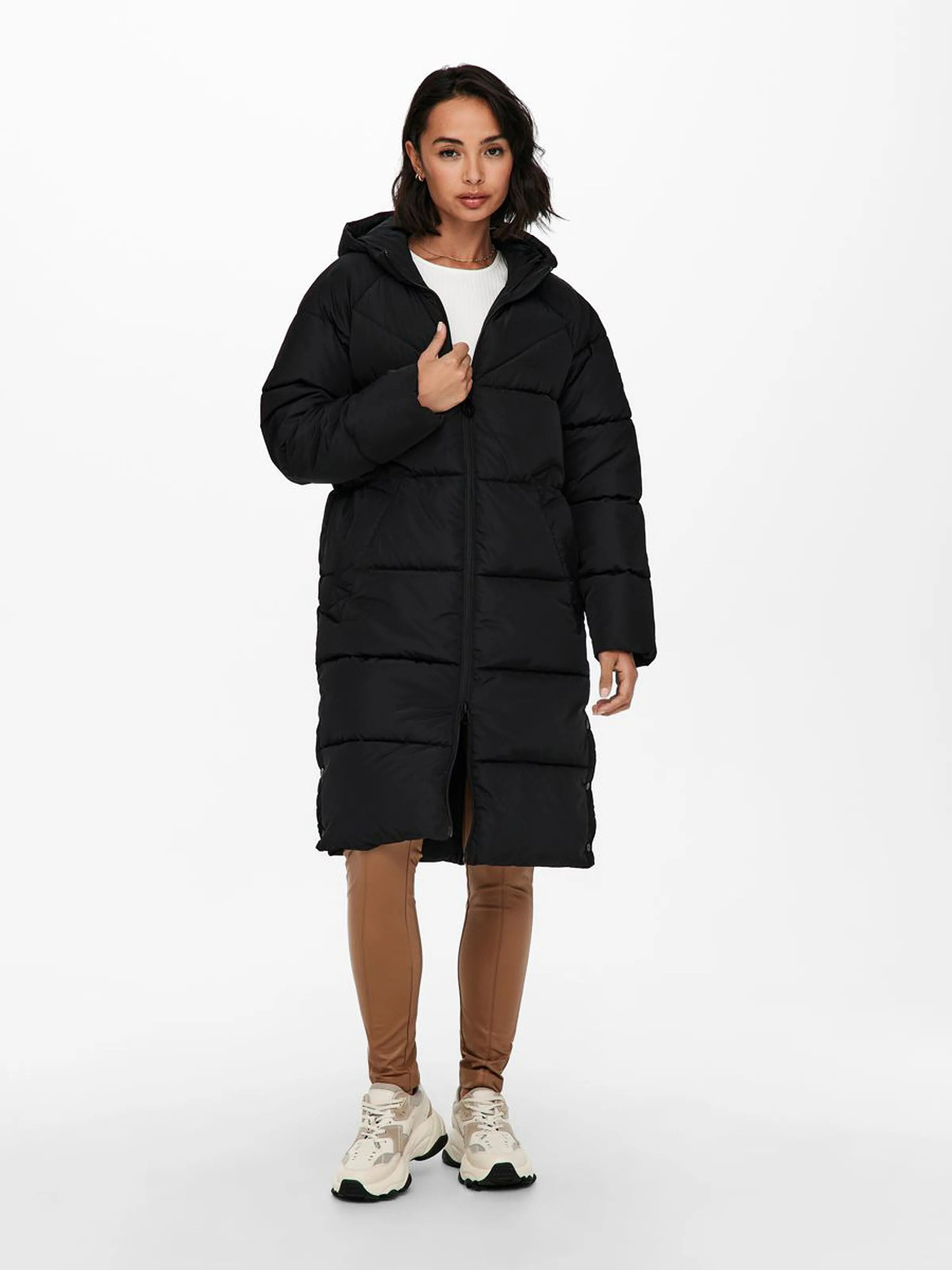 coat ONLY Amanda Long Puffer - Black - women´s