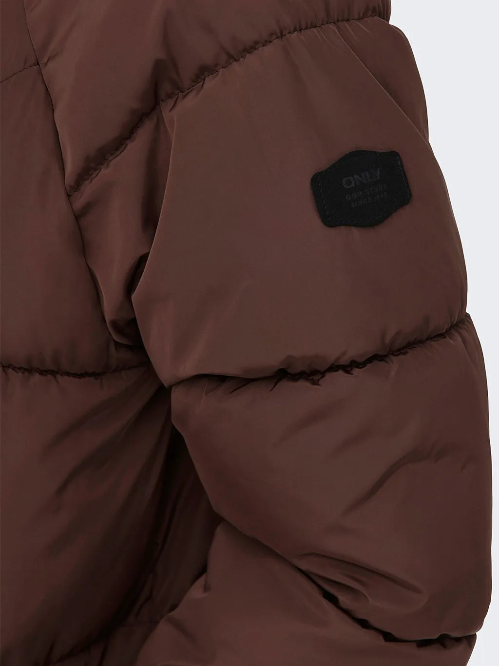 coat ONLY Amanda Long Puffer - Chestnut - women´s