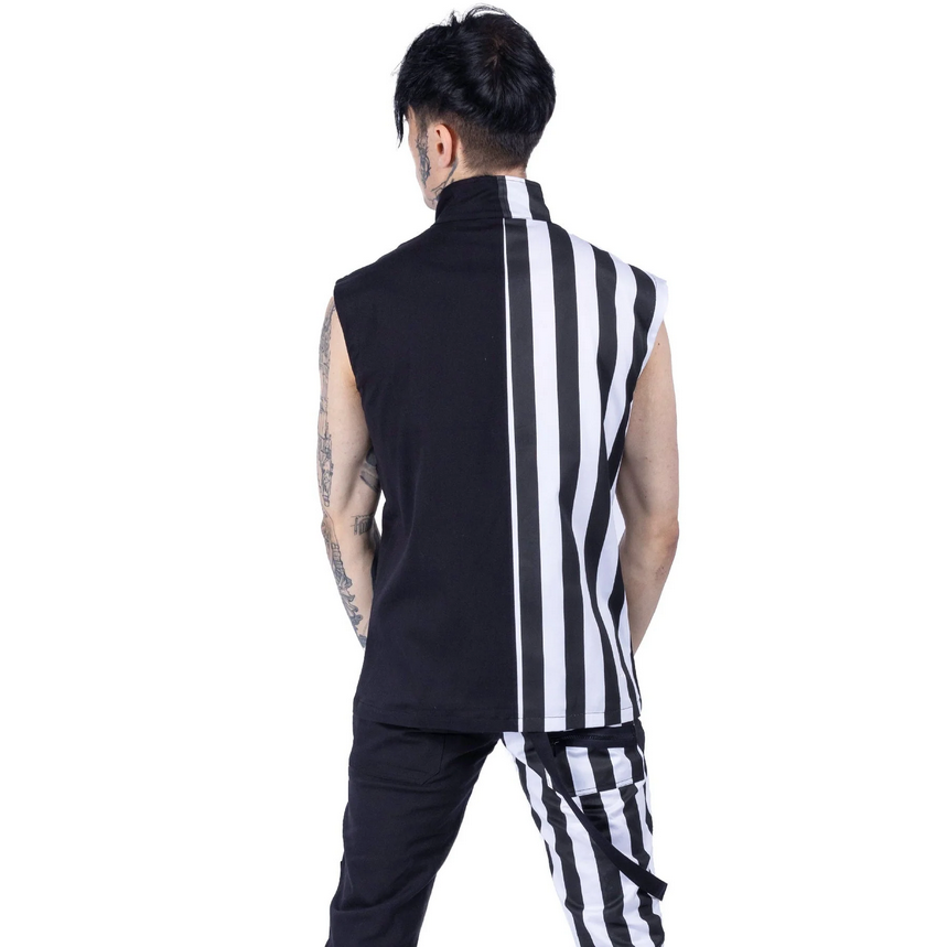 CRONUS VEST - BLACK/WHITE