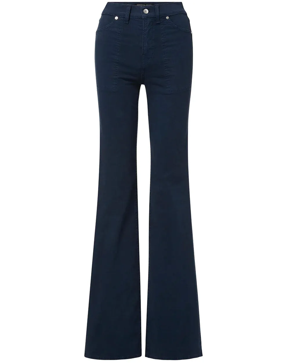 Crosbie Wide Leg Pant in Navy